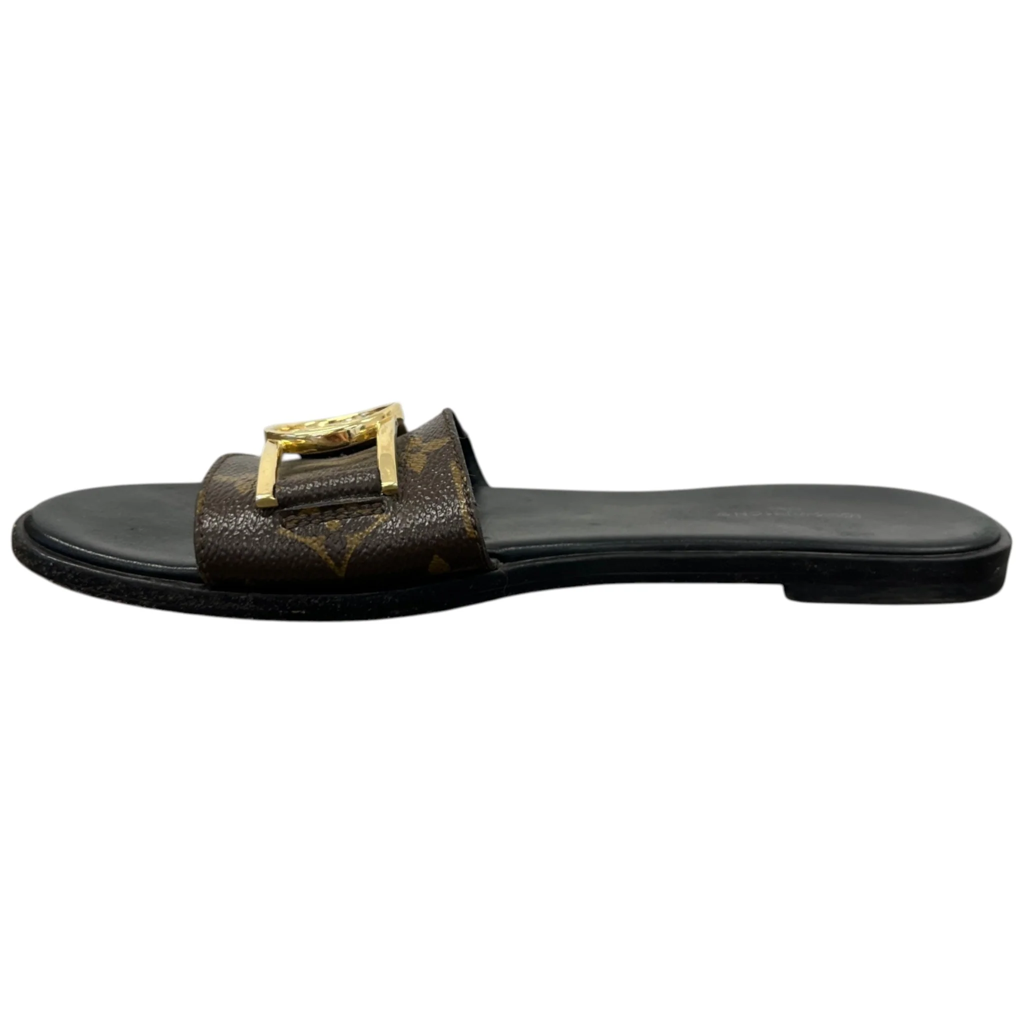Women's Lock It Slides Brown Size EU 37 / UK 4 - Image 3