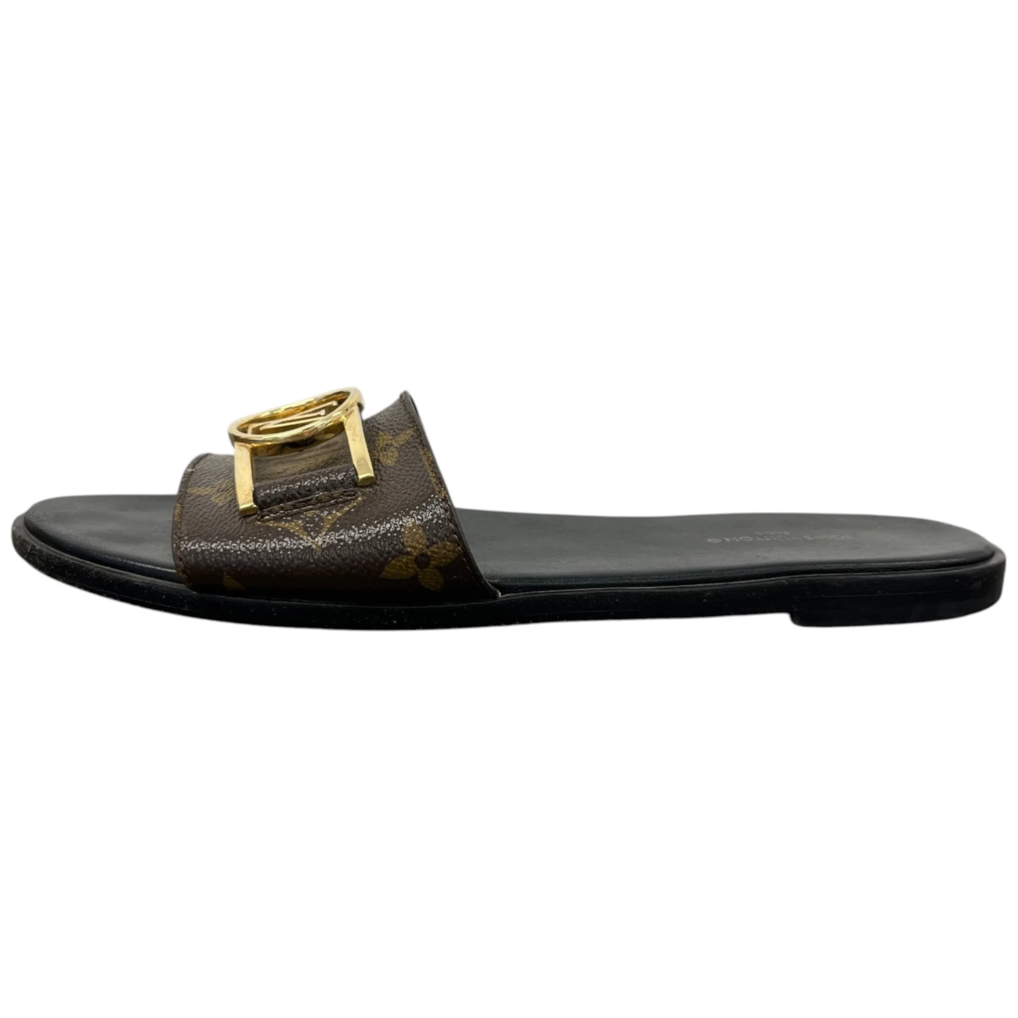 Women's Lock It Slides Brown Size EU 37 / UK 4 - Image 6