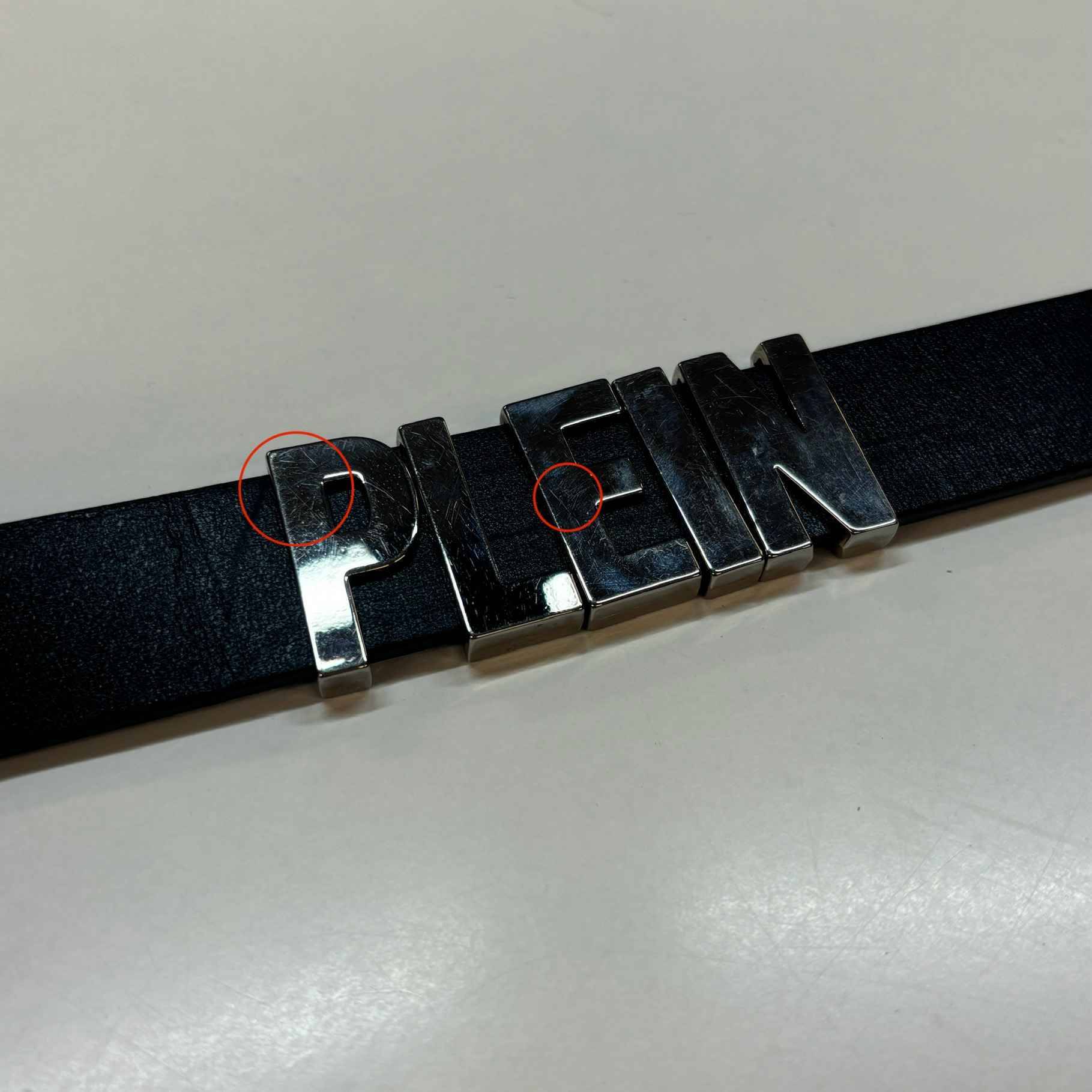 Women's Logo Belt Black Size 75CM / UK 6 - Image 12