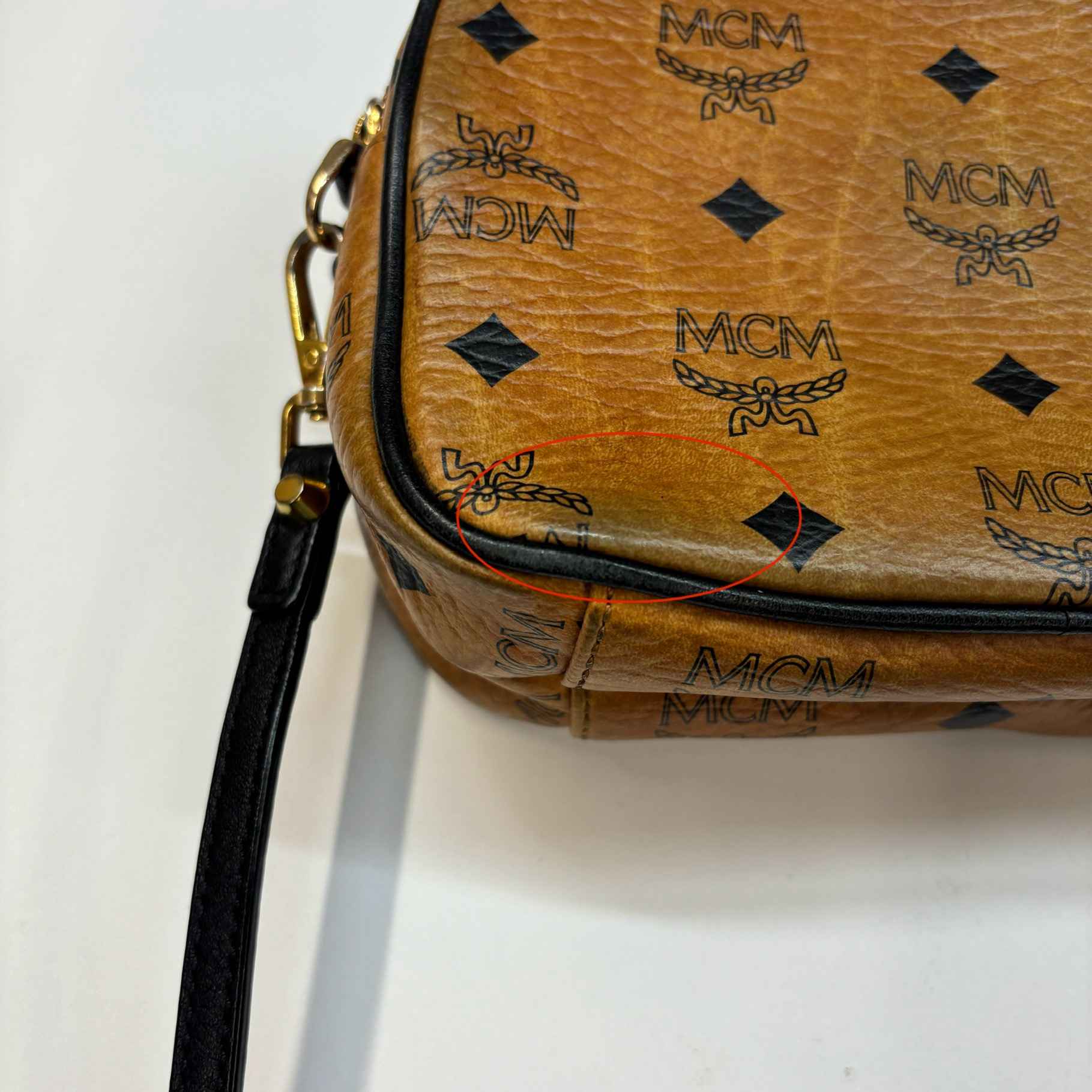 Women's Logo Print Bag Tan - Image 10