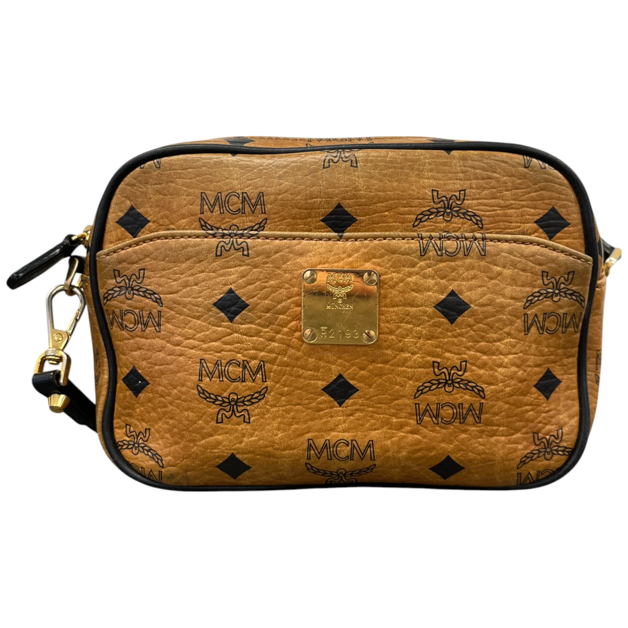 Women's Logo Print Bag Tan - Image 3