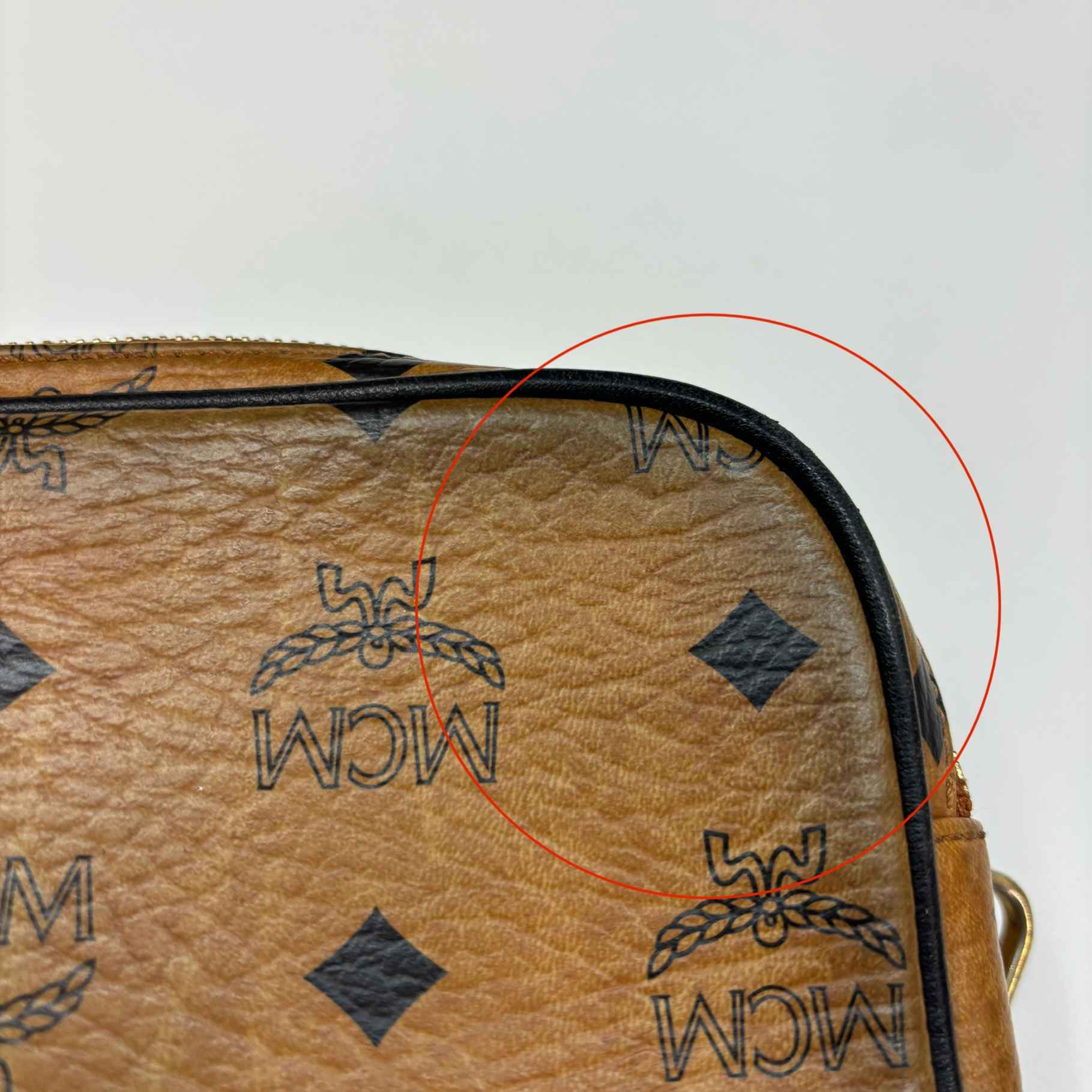 Women's Logo Print Bag Tan - Image 9