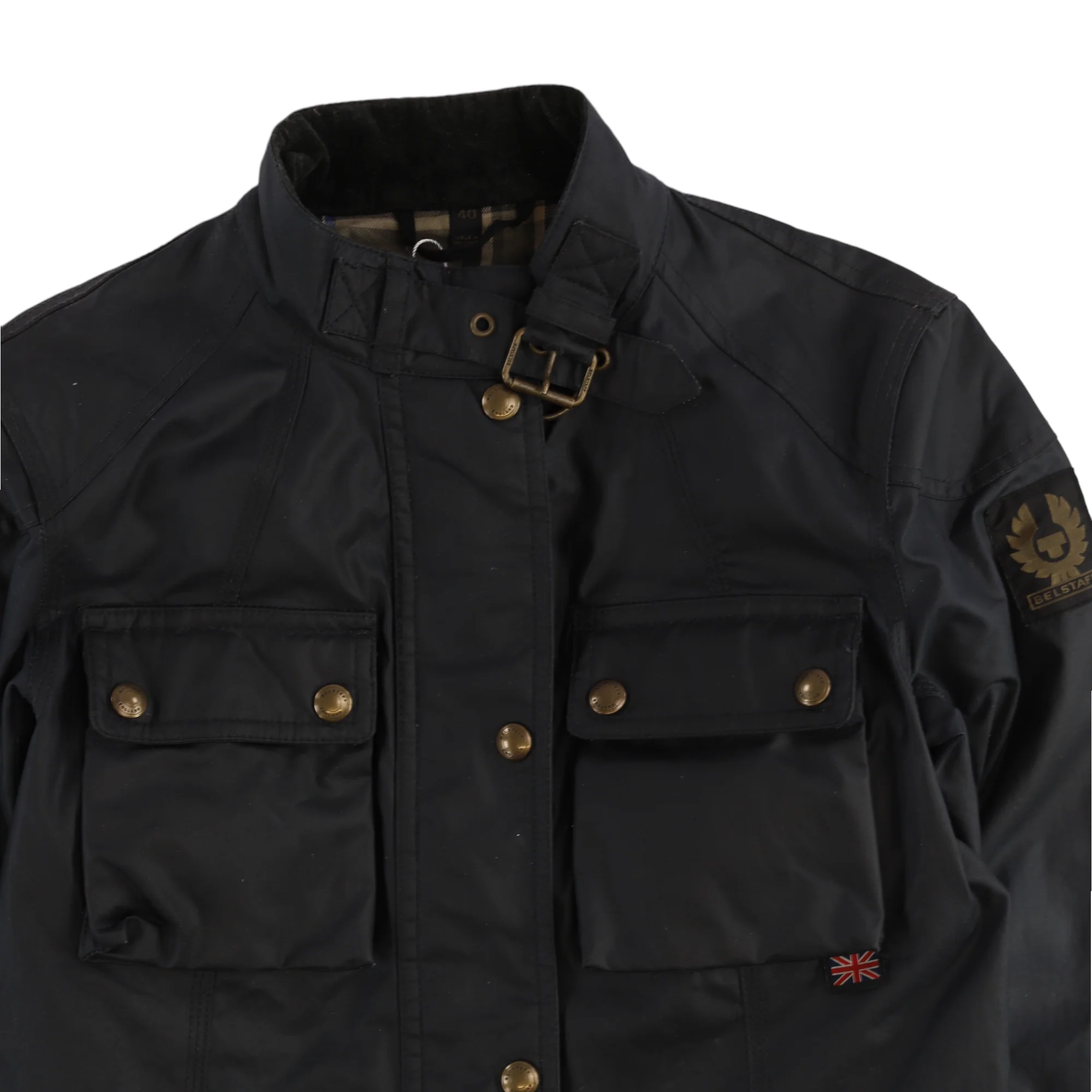 Women's Logo Print Jacket Black Size S - Image 3