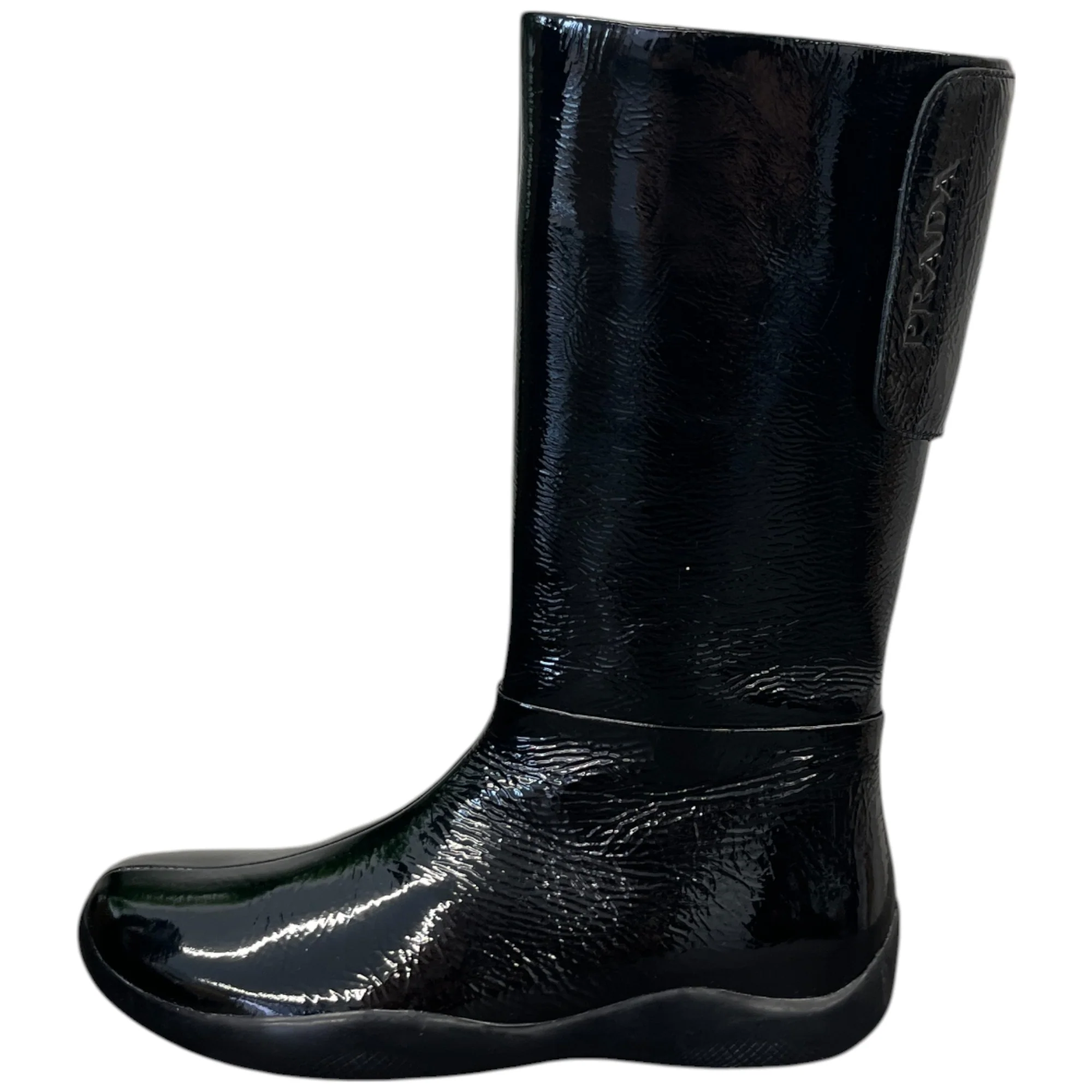 Women's Logo Zip Up Boots Black Size EU 35 / UK 2 - Image 5