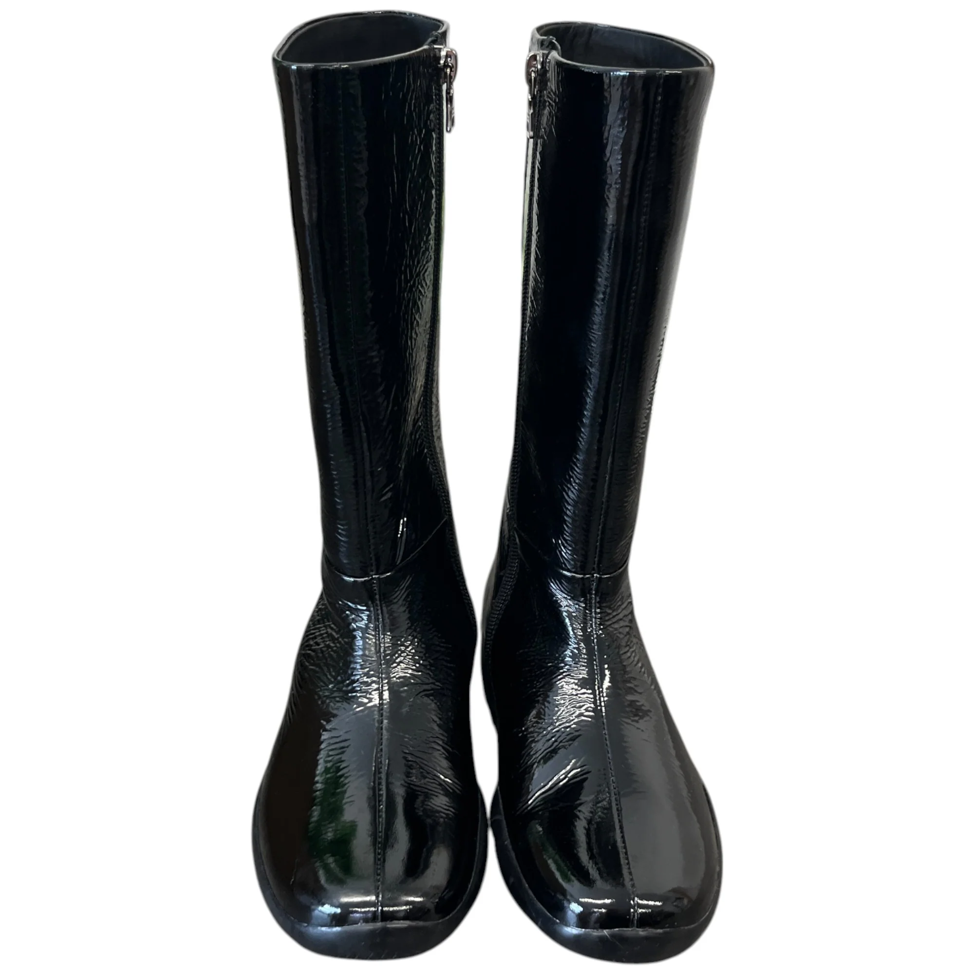 Women's Logo Zip Up Boots Black Size EU 35 / UK 2 - Image 6