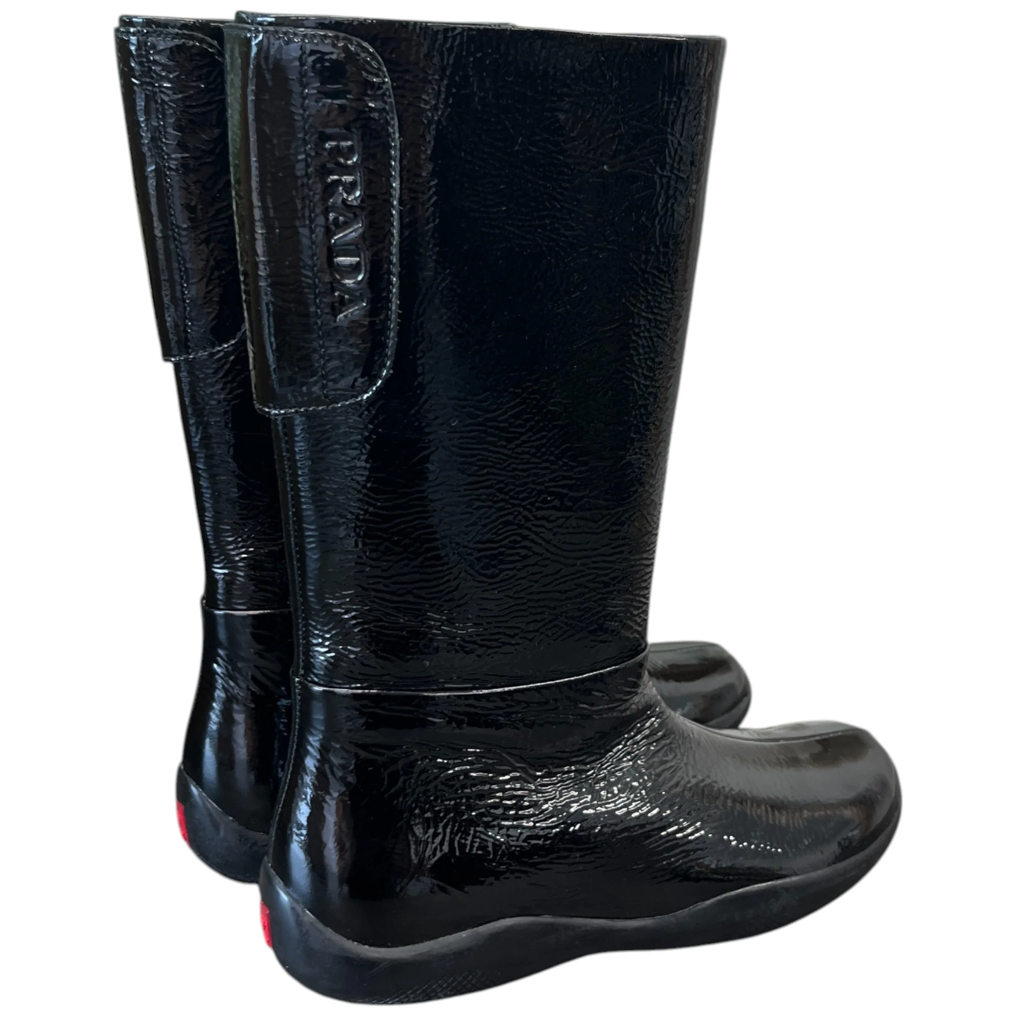 Women's Logo Zip Up Boots Black Size EU 35 / UK 2 - Image 8