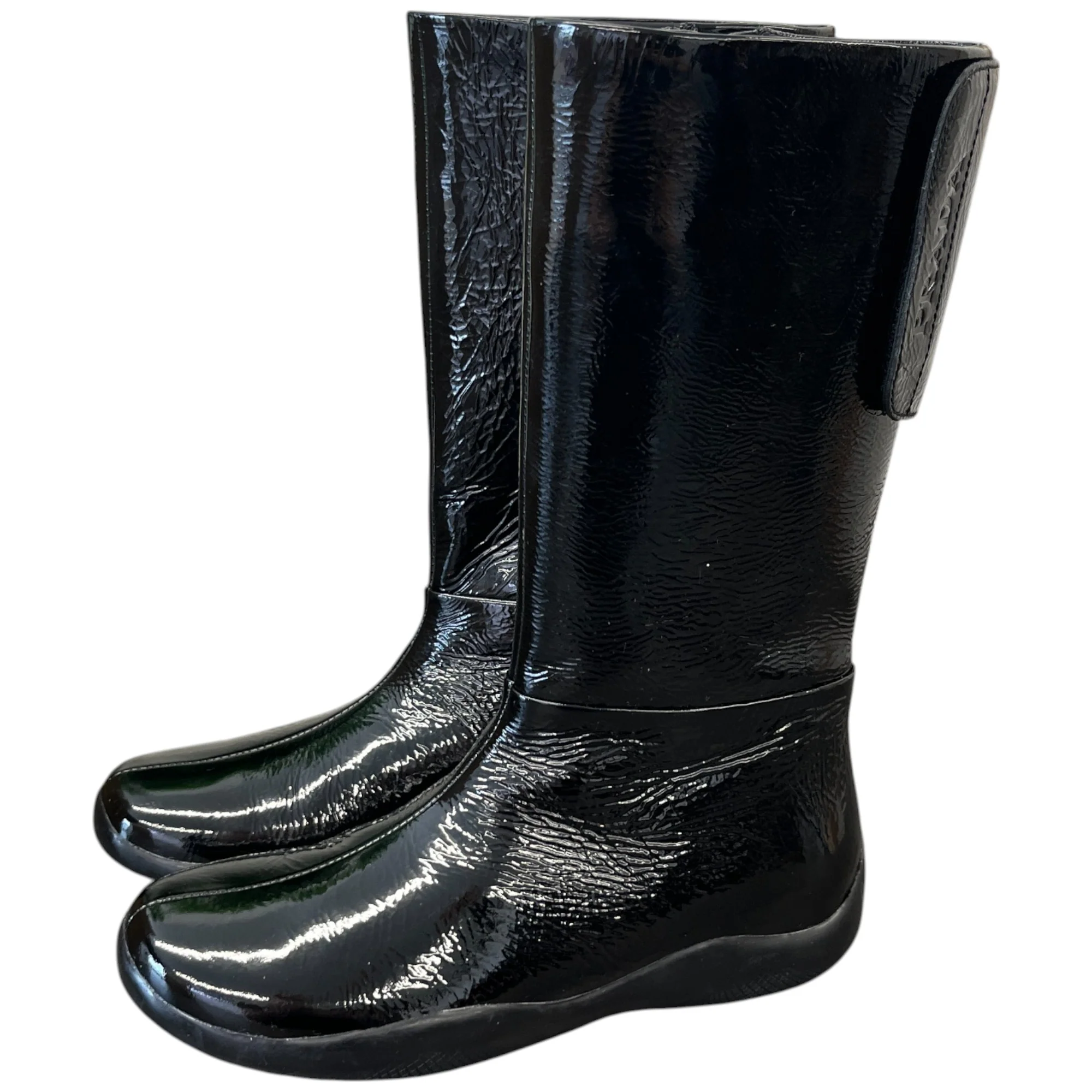 Women's Logo Zip Up Boots Black Size EU 35 / UK 2 - Image 9