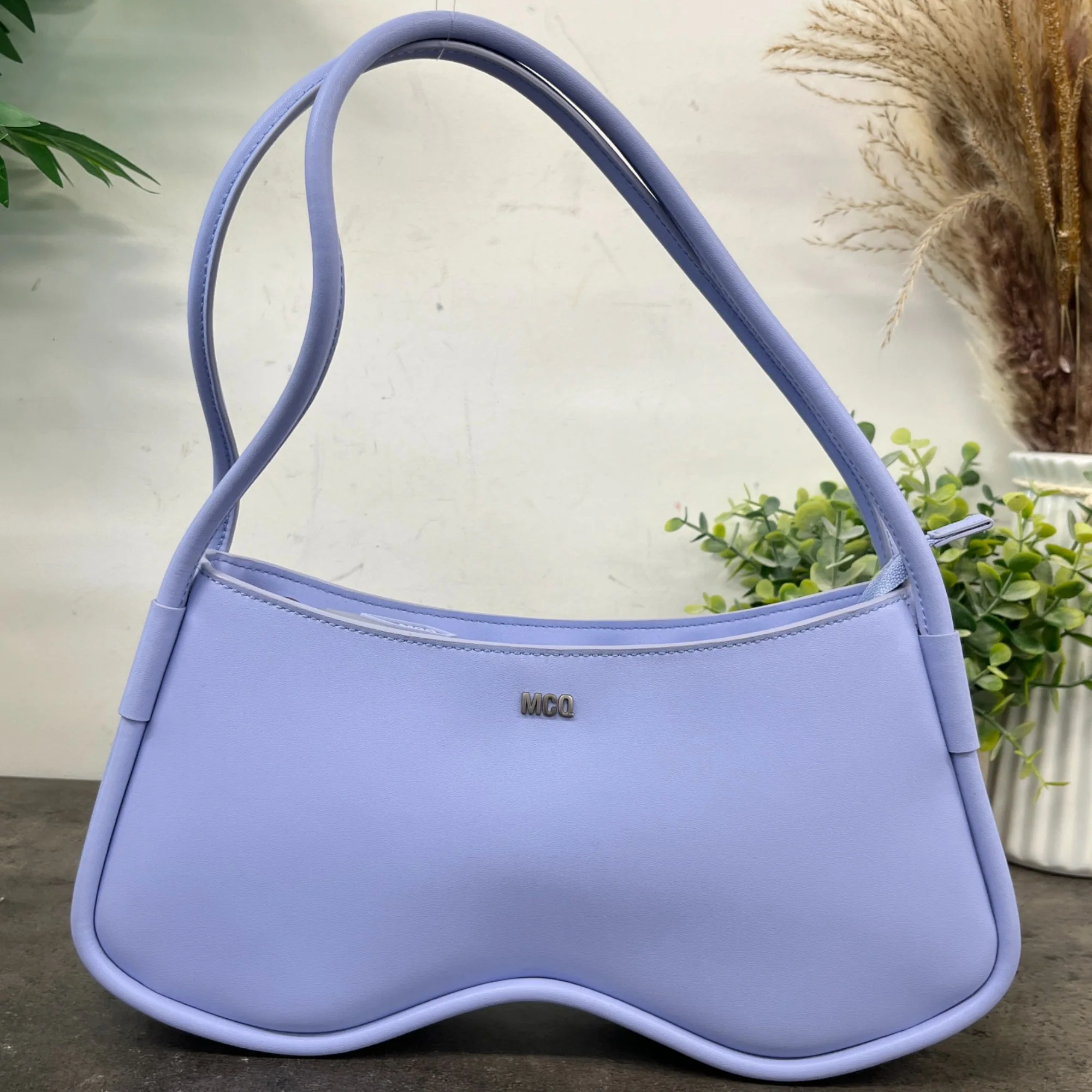 Women's Longnow Plaque Logo Bag Purple - Image 13
