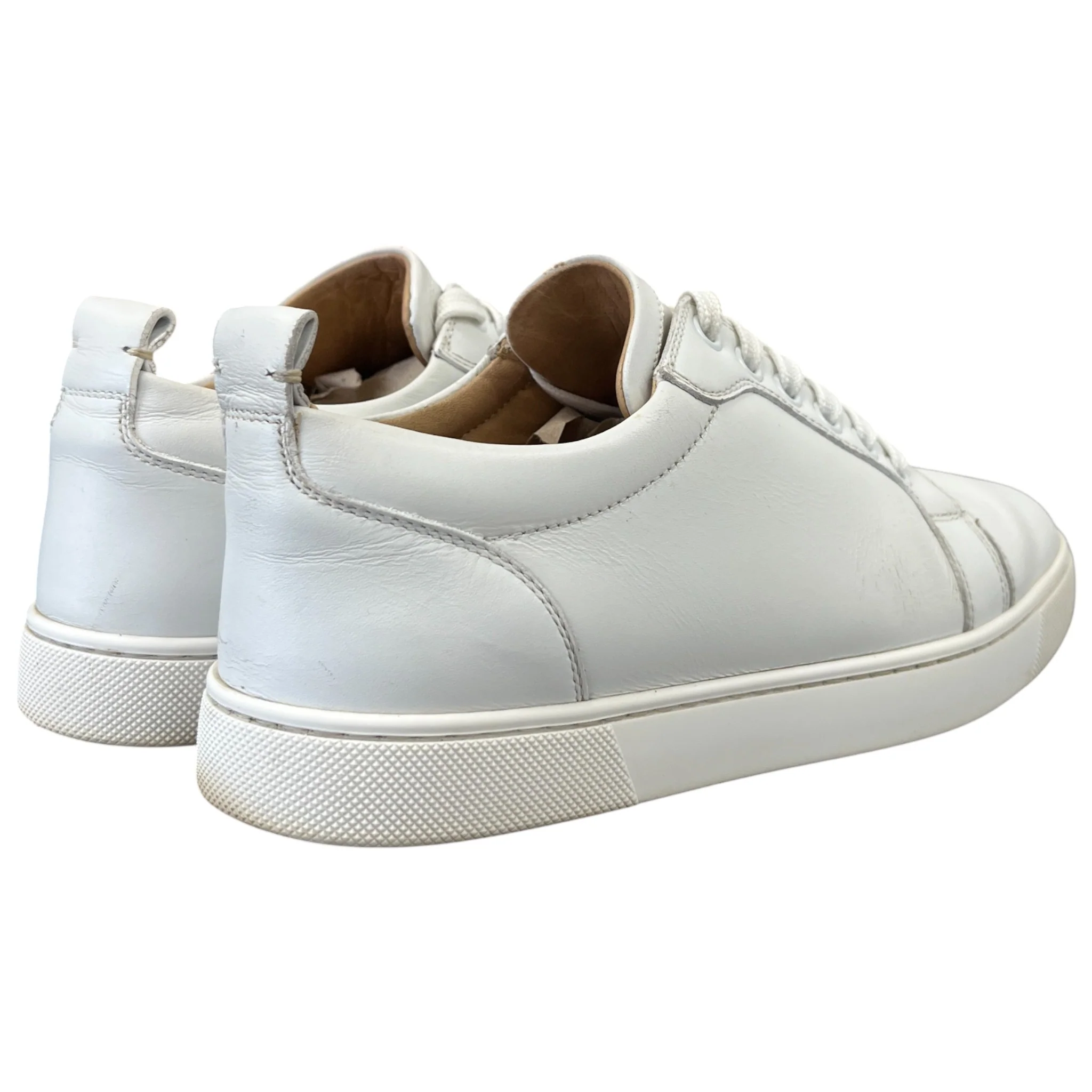 Women's Louis Junior Flat Low Trainers White Size EU 36 / UK 3 - Image 9