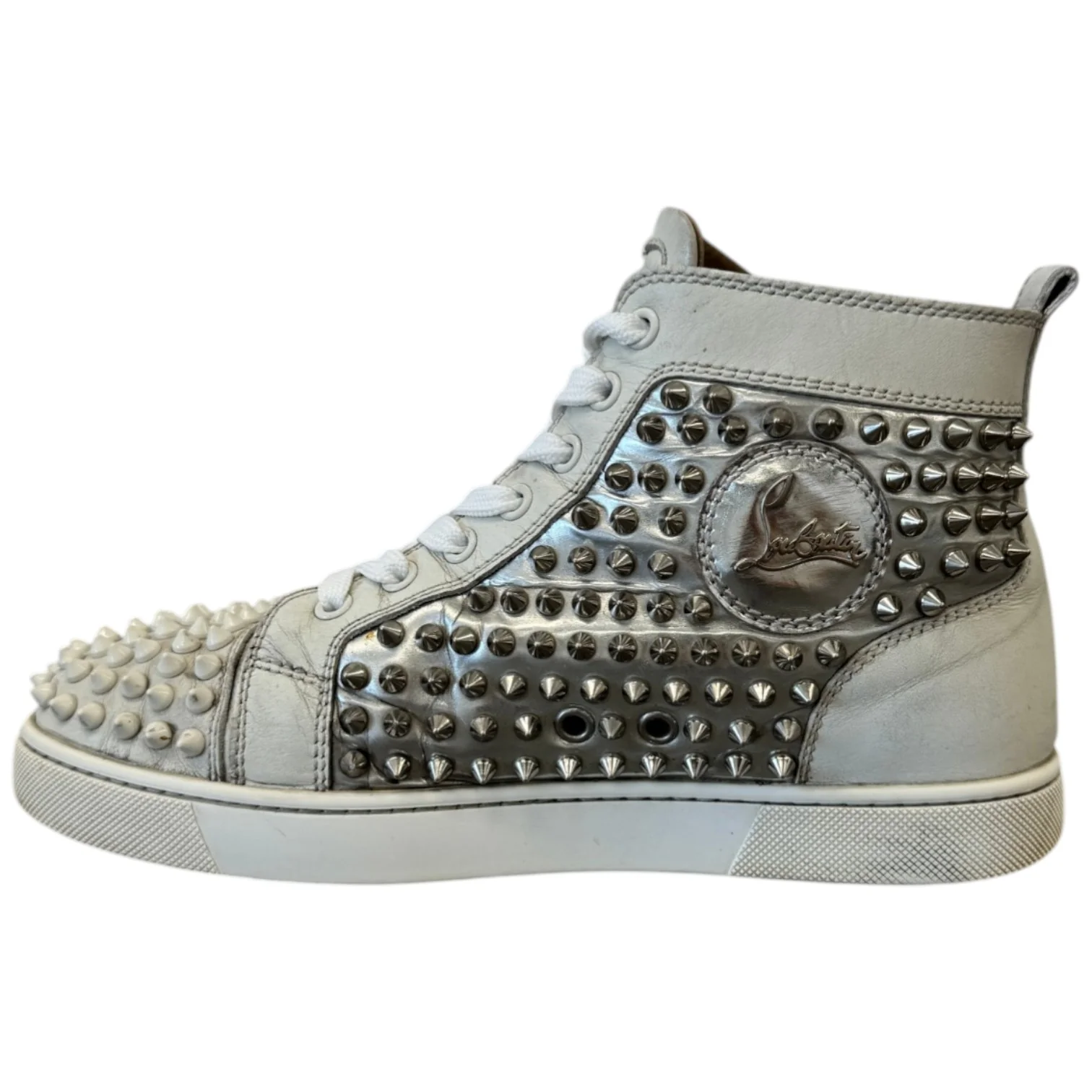 Women's Louis Spike High Trainers White Size EU 39 / UK 6 - Image 2