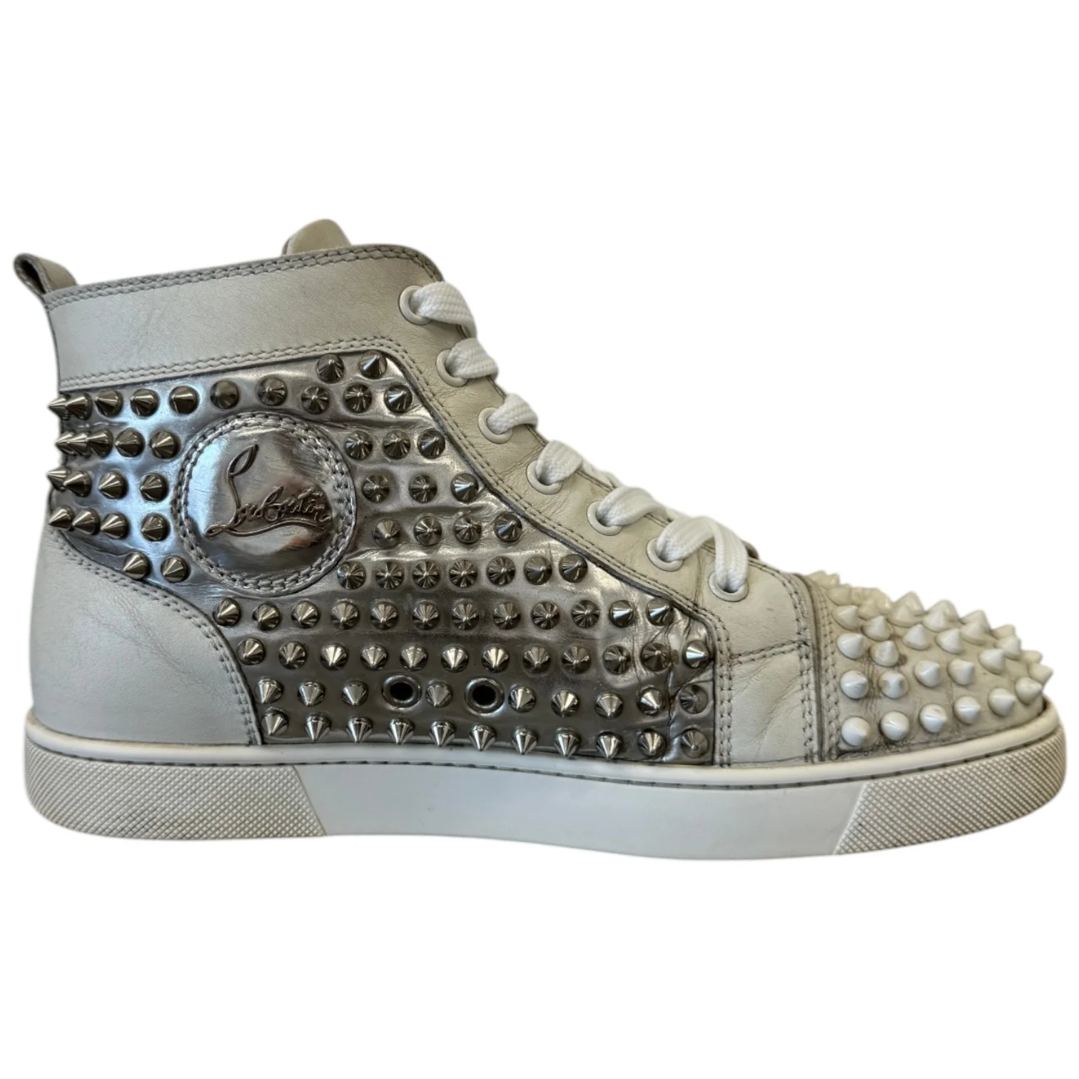 Women's Louis Spike High Trainers White Size EU 39 / UK 6 - Image 4