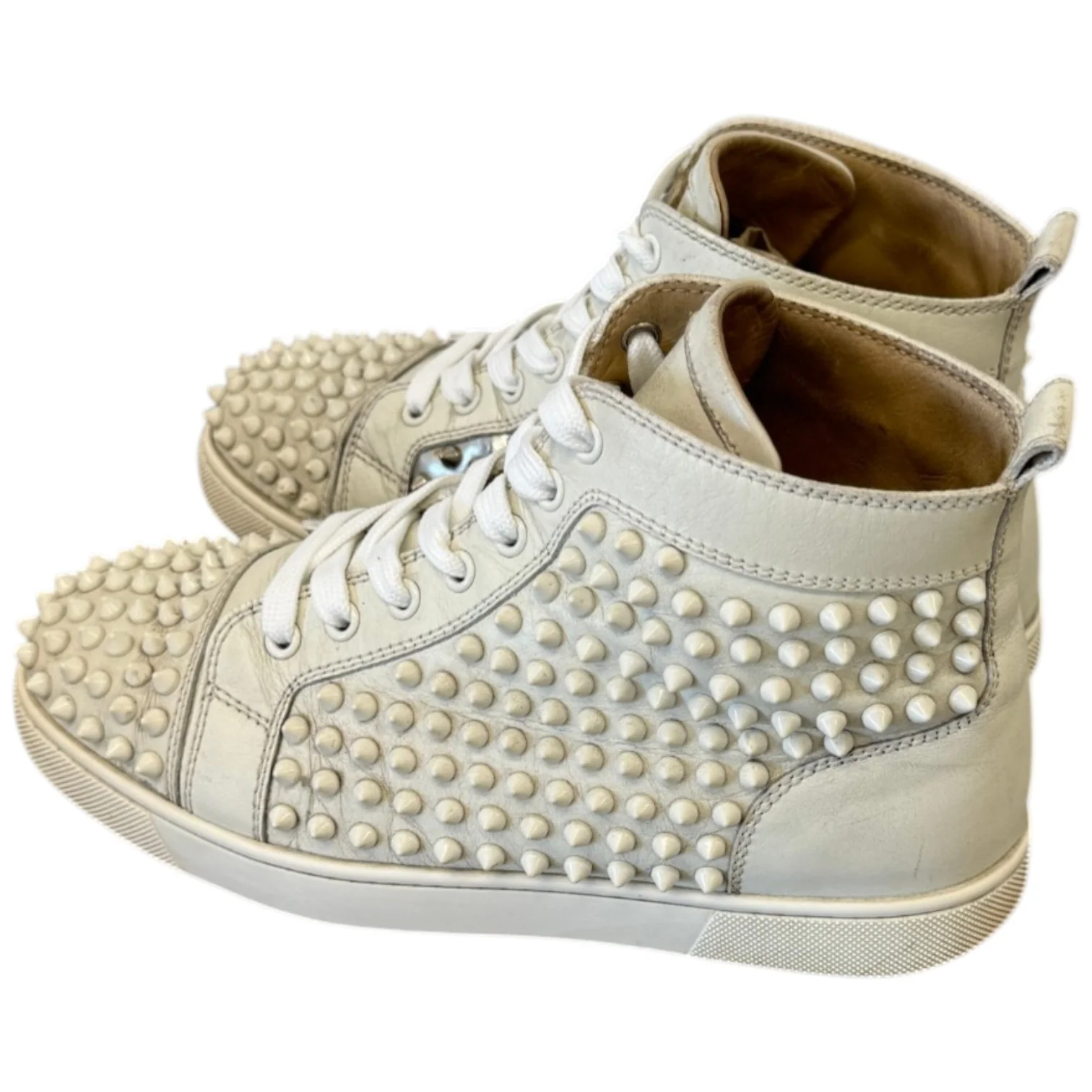 Women's Louis Spike High Trainers White Size EU 39 / UK 6 - Image 8