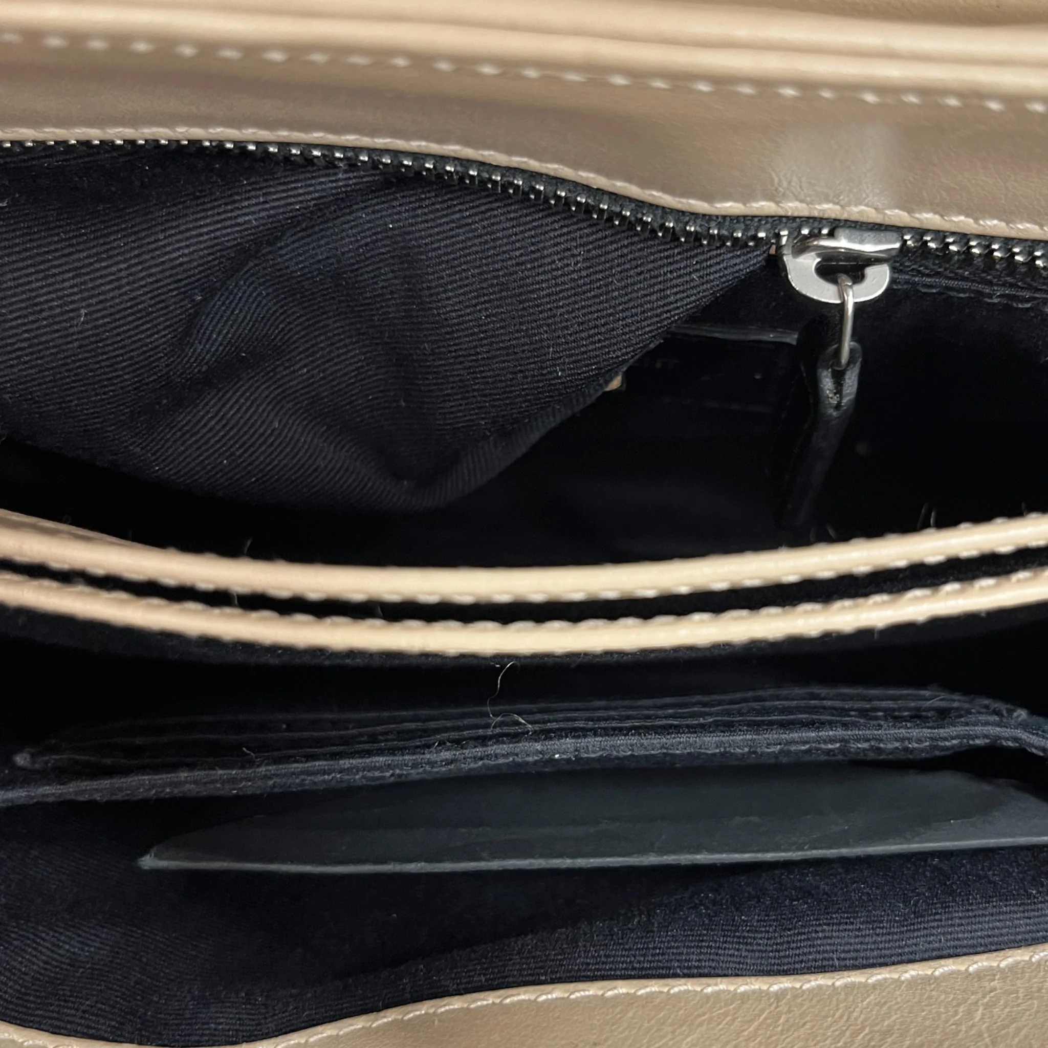 Women's Loulou Toy Crossbody Matelasse Bag Beige - Image 12