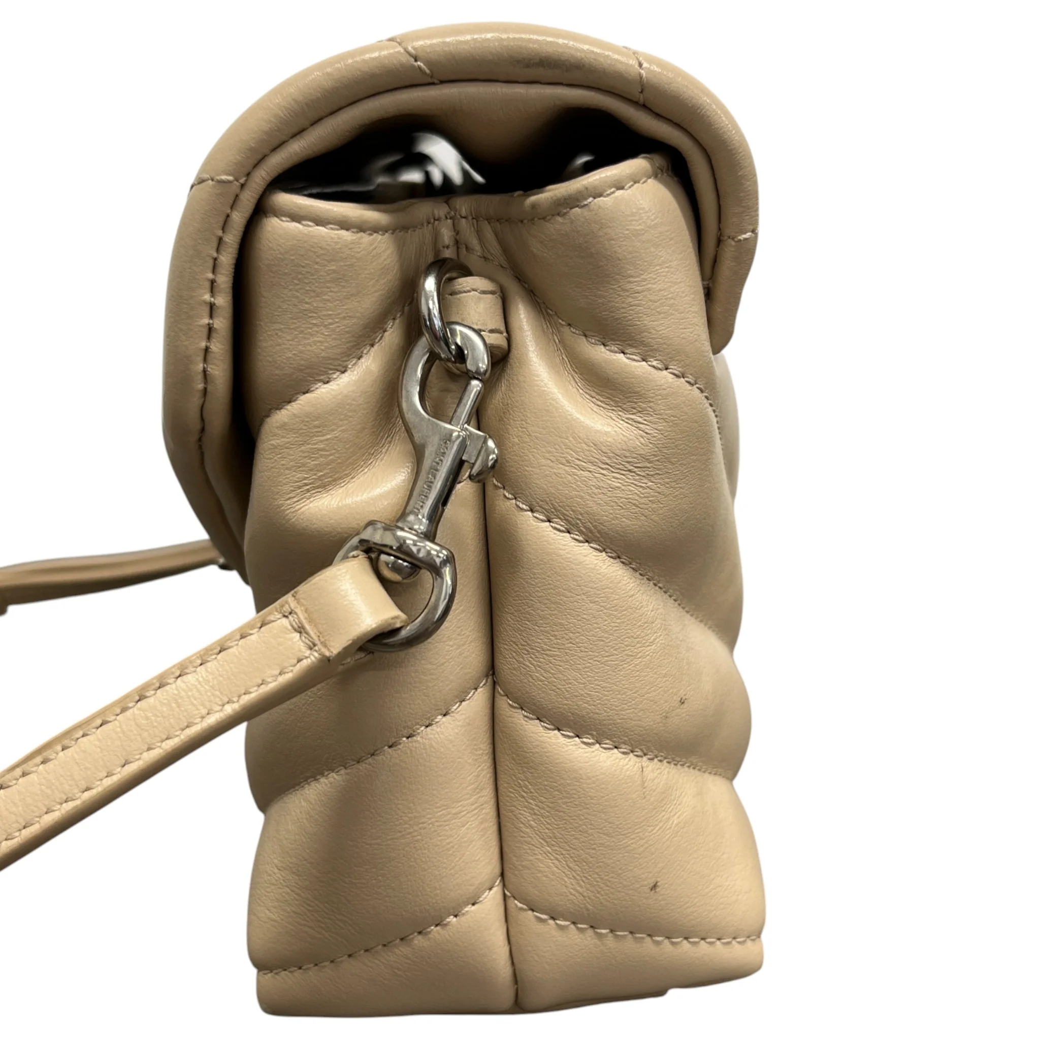 Women's Loulou Toy Crossbody Matelasse Bag Beige - Image 6