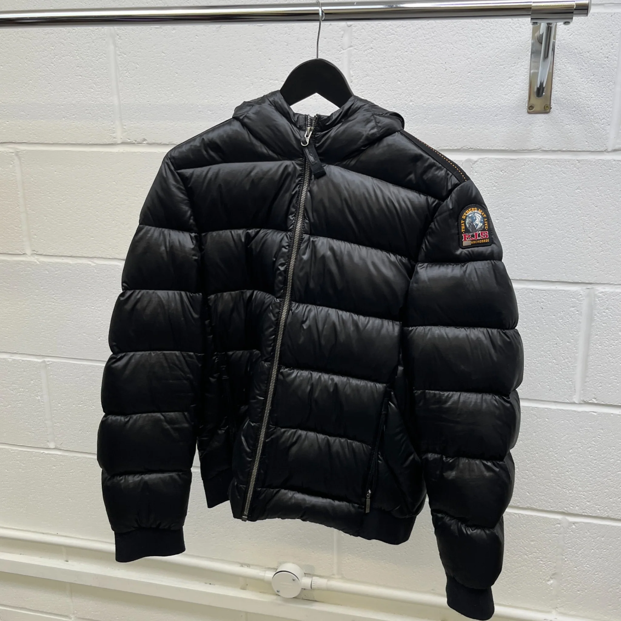 Women's Mariah Hooded Down Jacket Black Size L - Image 9