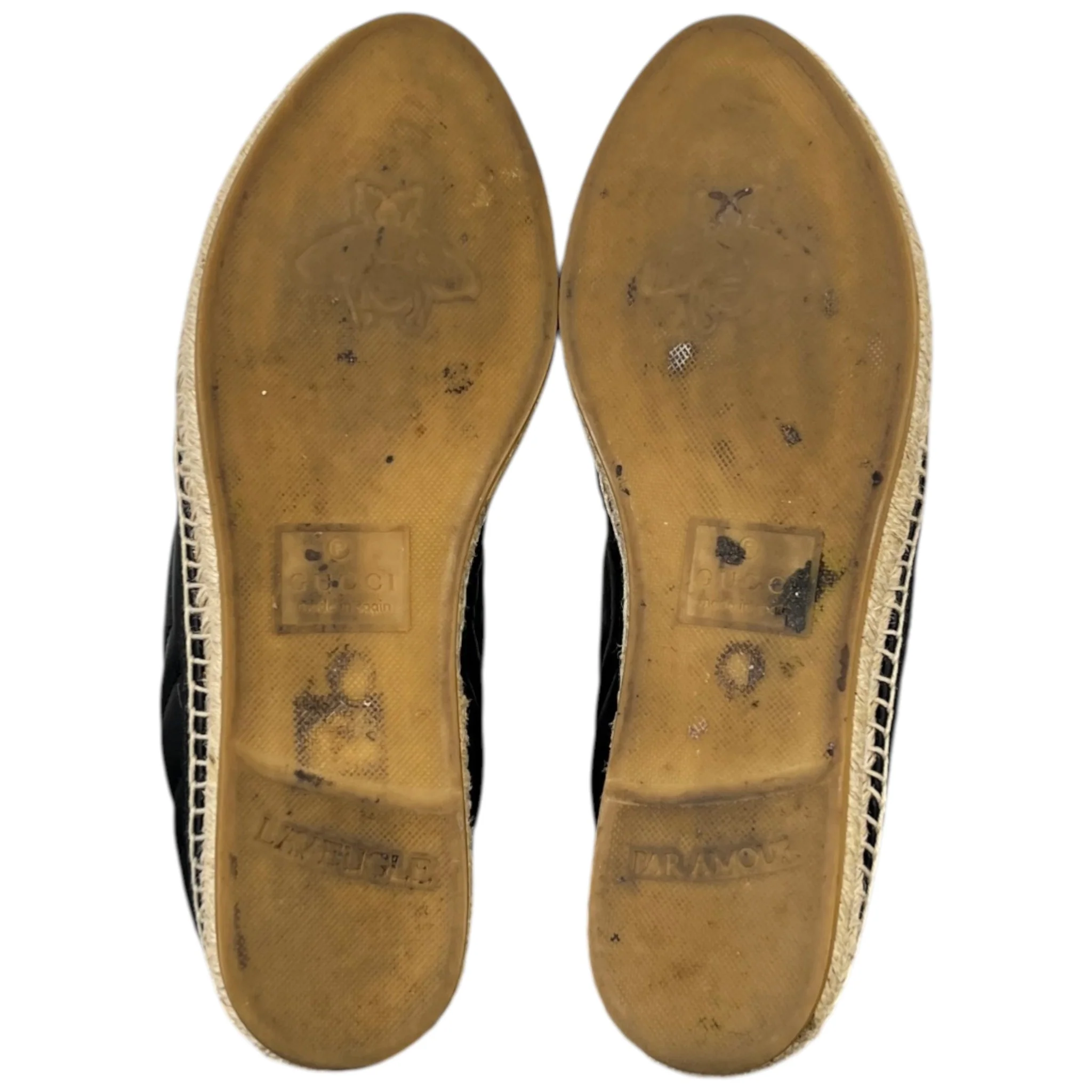 Women's Matelasse Gg Marmont Espadrilles Black Size EU 39 / UK 6 - Image 11