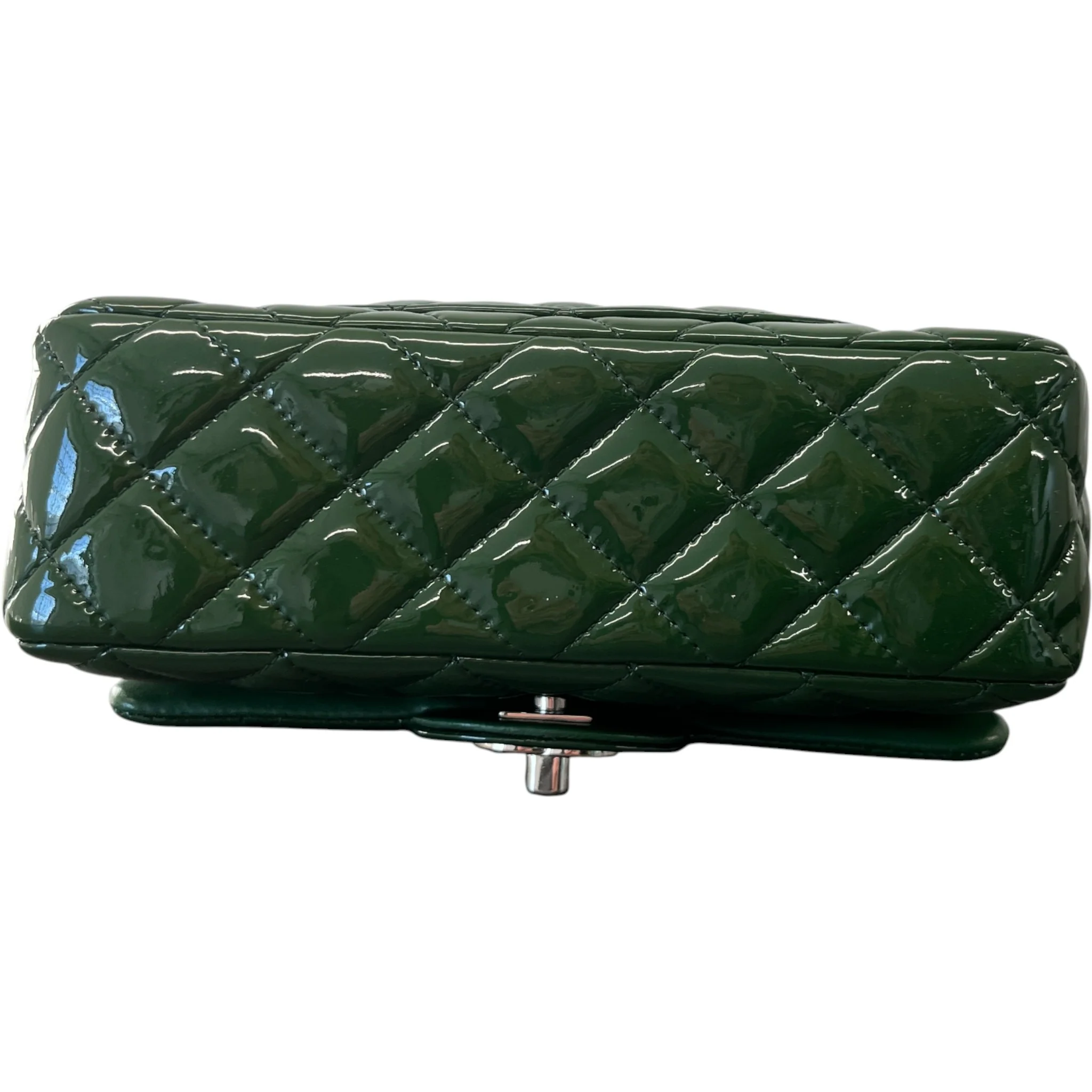 Women's Mini Classic Flap Bag Green - Image 10