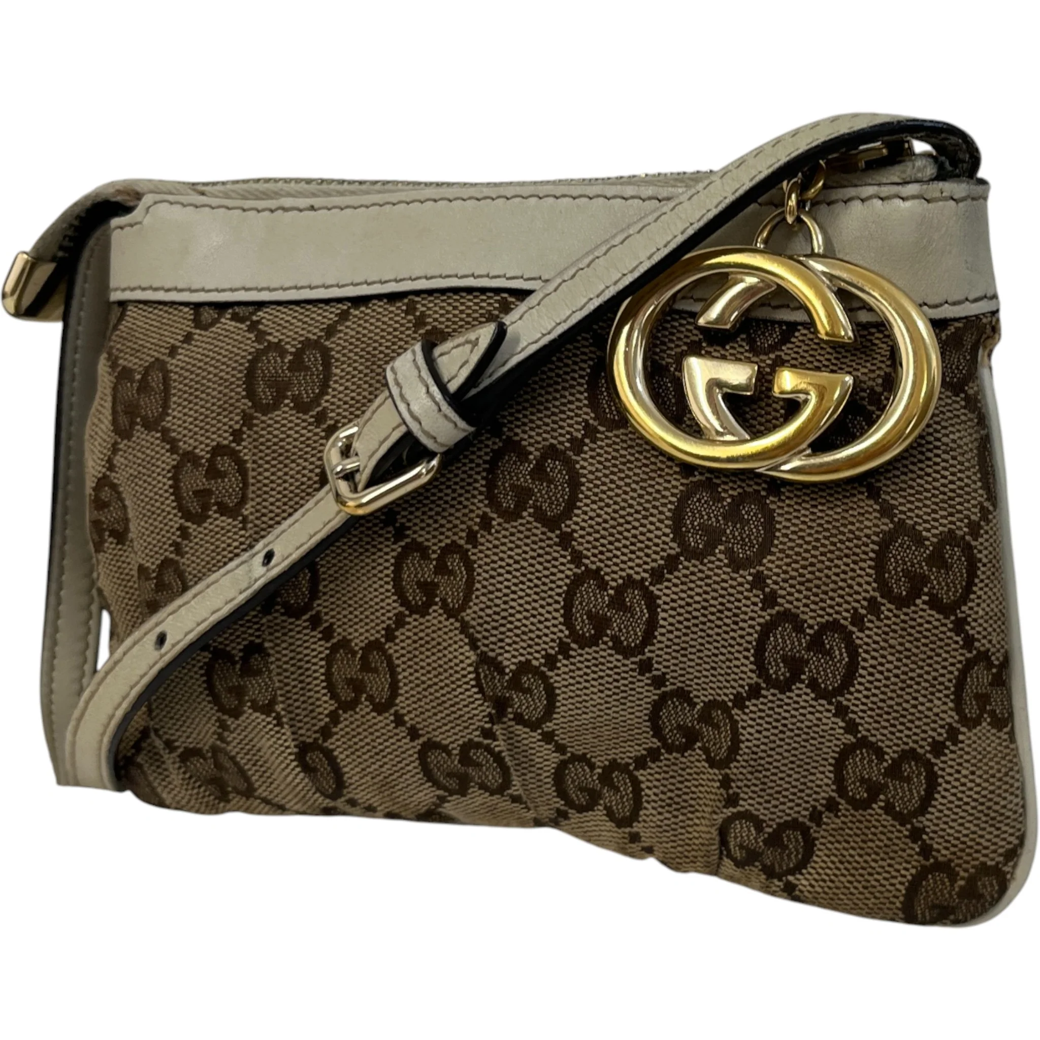 Women's Mini Gg Supreme Charm Handbag Beige - Image 5