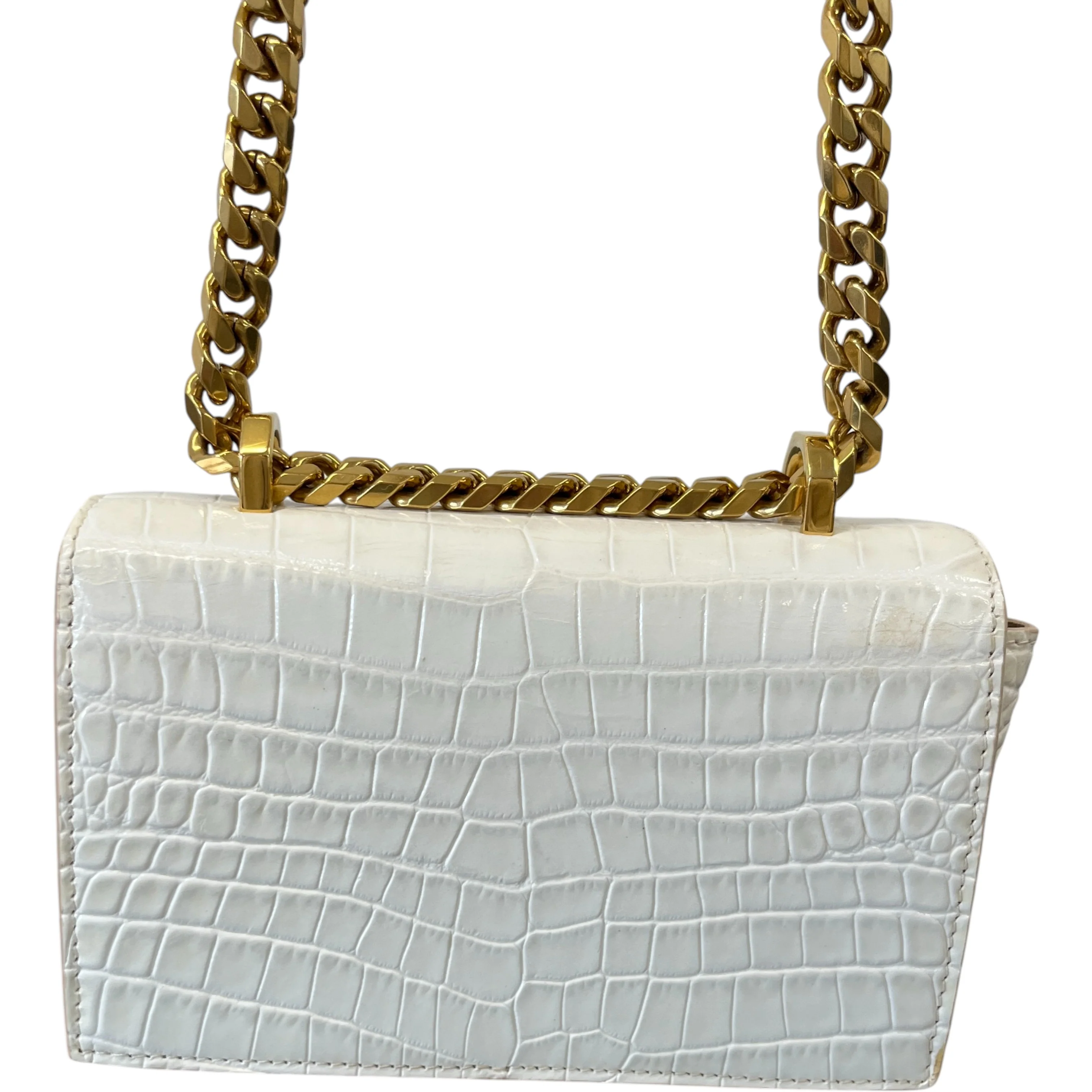 Women's Mini Jewelled Bag White - Image 3