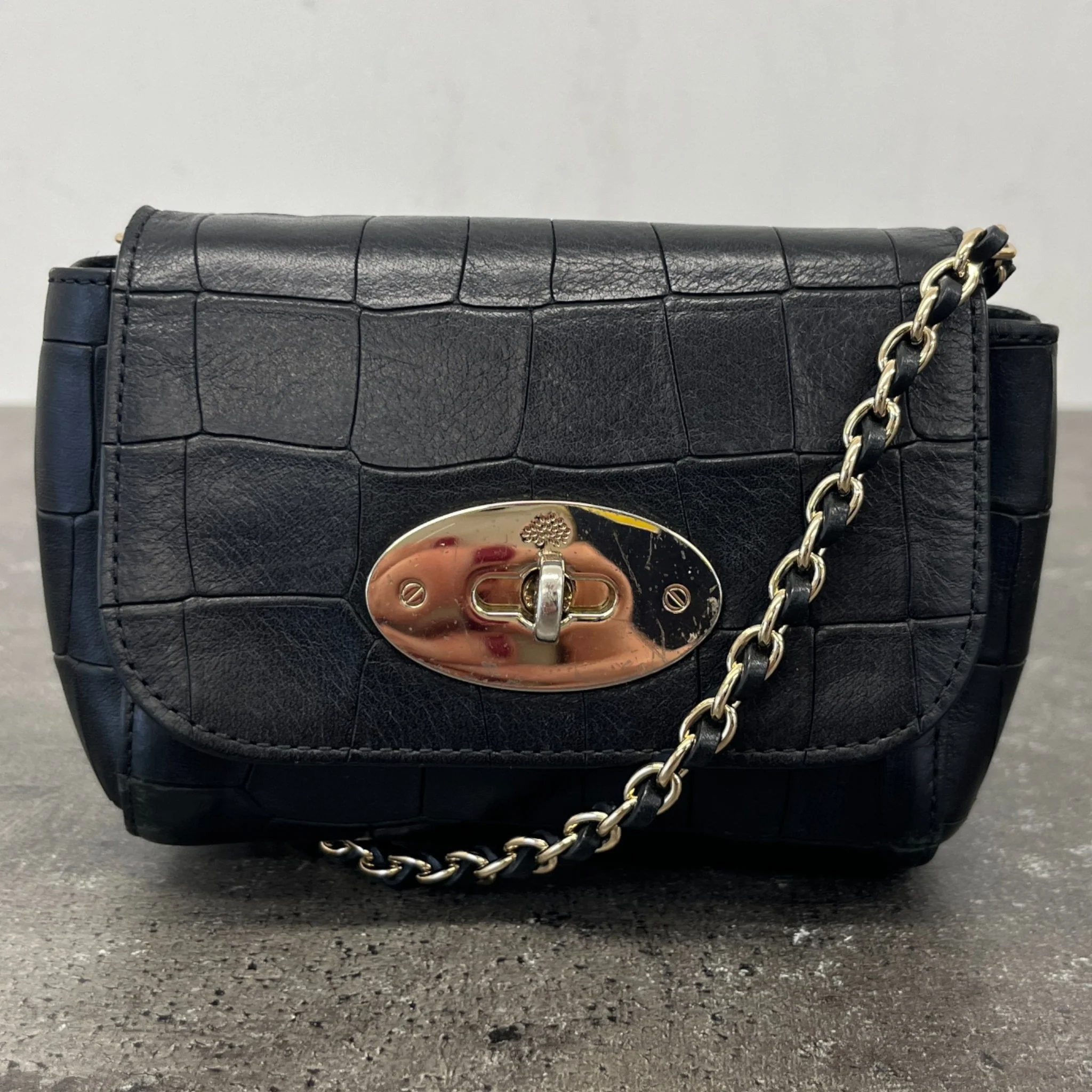 Women's Mini Lily Handbag Black - Image 11