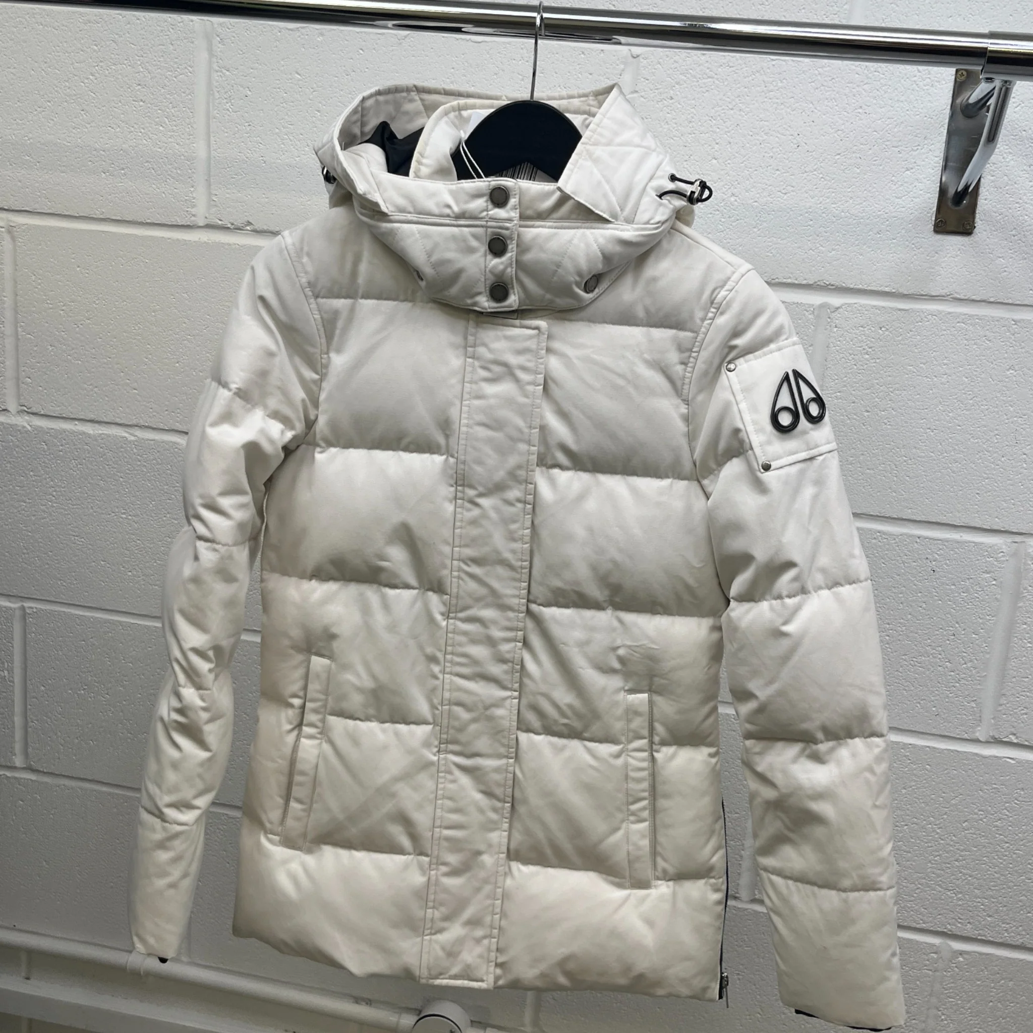 Women's Mistaya Down Jacket White Size S - Image 9