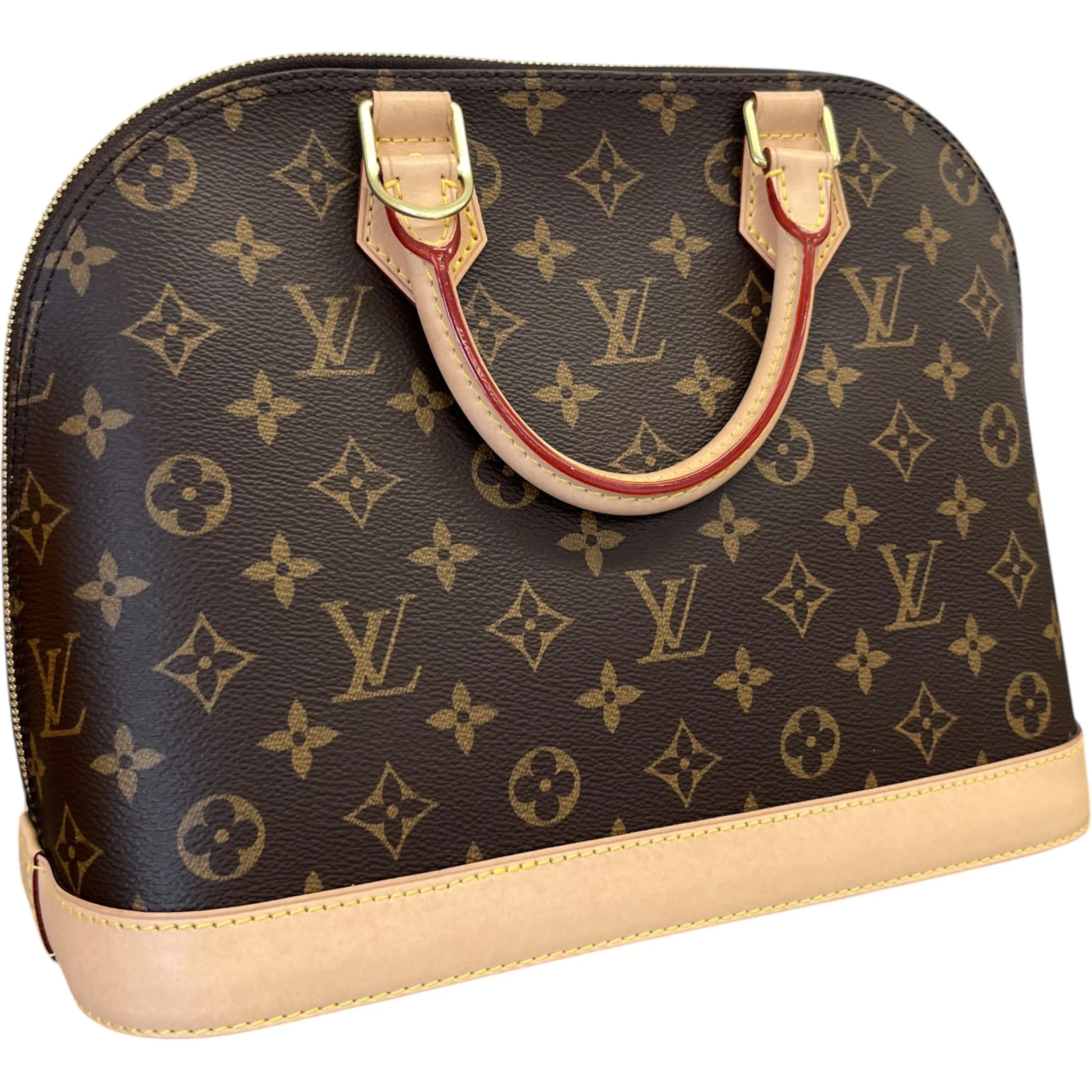 Women's Monogram Alma Pm Bag Brown - Image 8