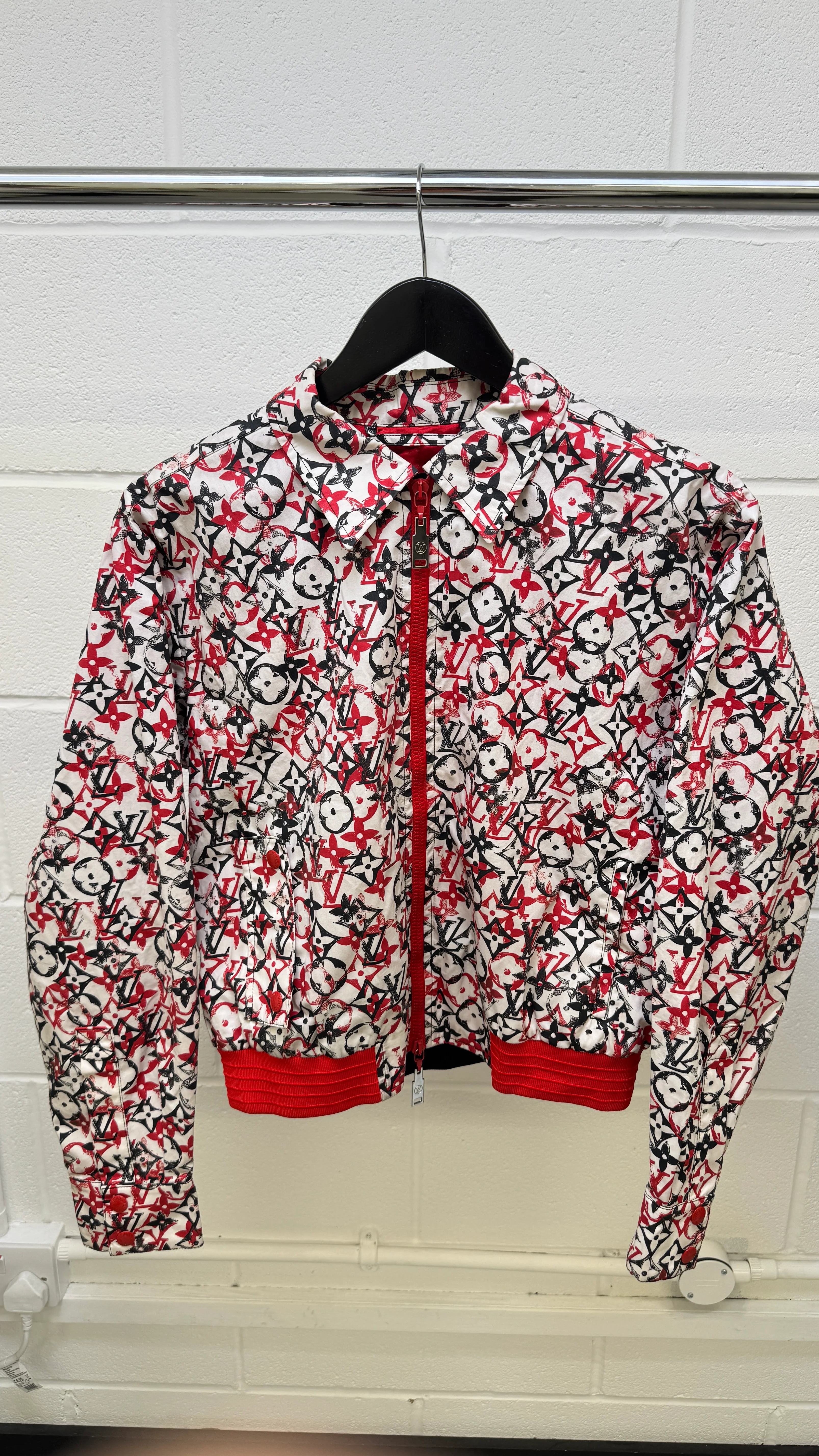 Women's Monogram Bomber Windbreaker Multi-Coloured Size IT 40 / UK 8 - Image 11