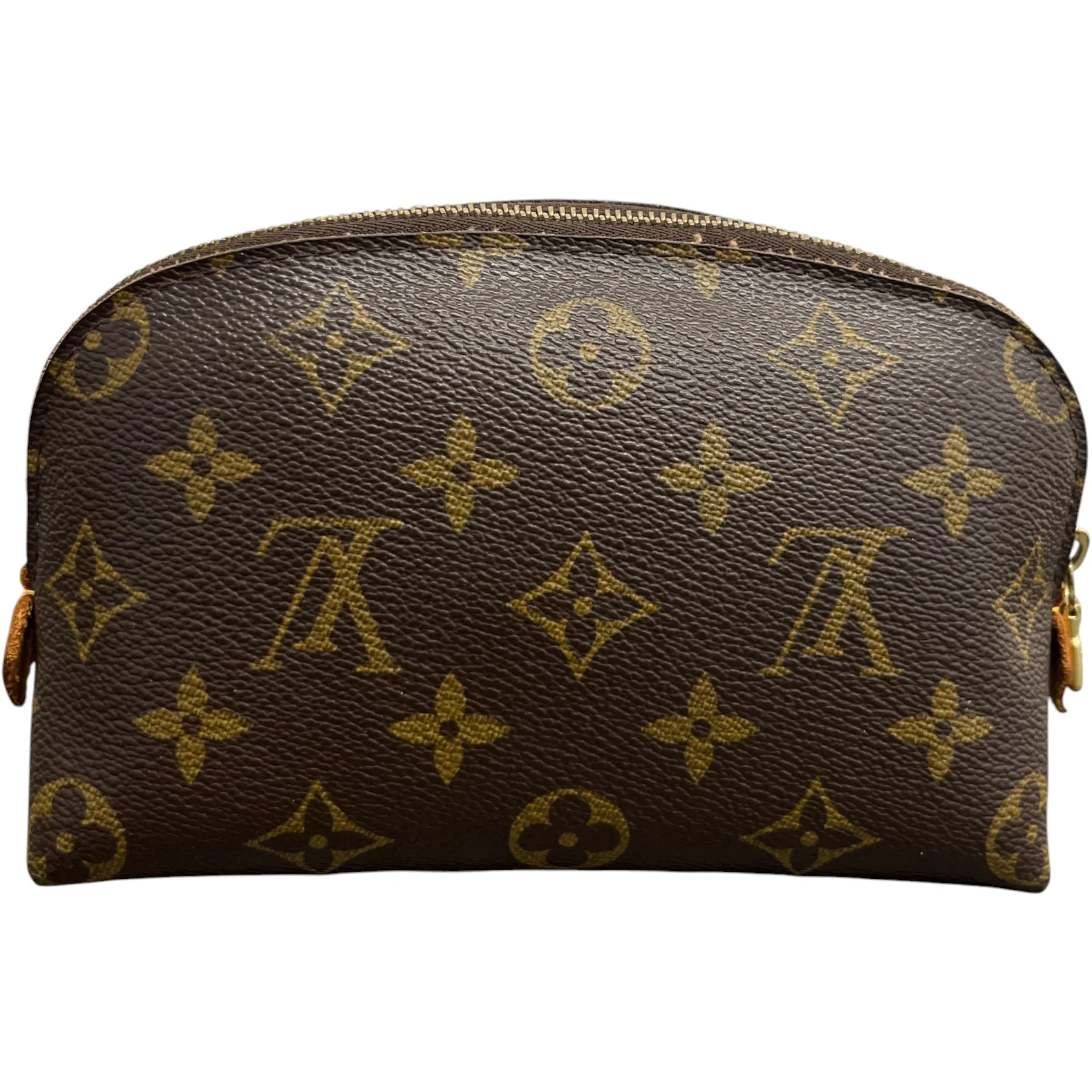 Women's Monogram Canvas Pochette Cosmetic Pouch Brown - Image 2
