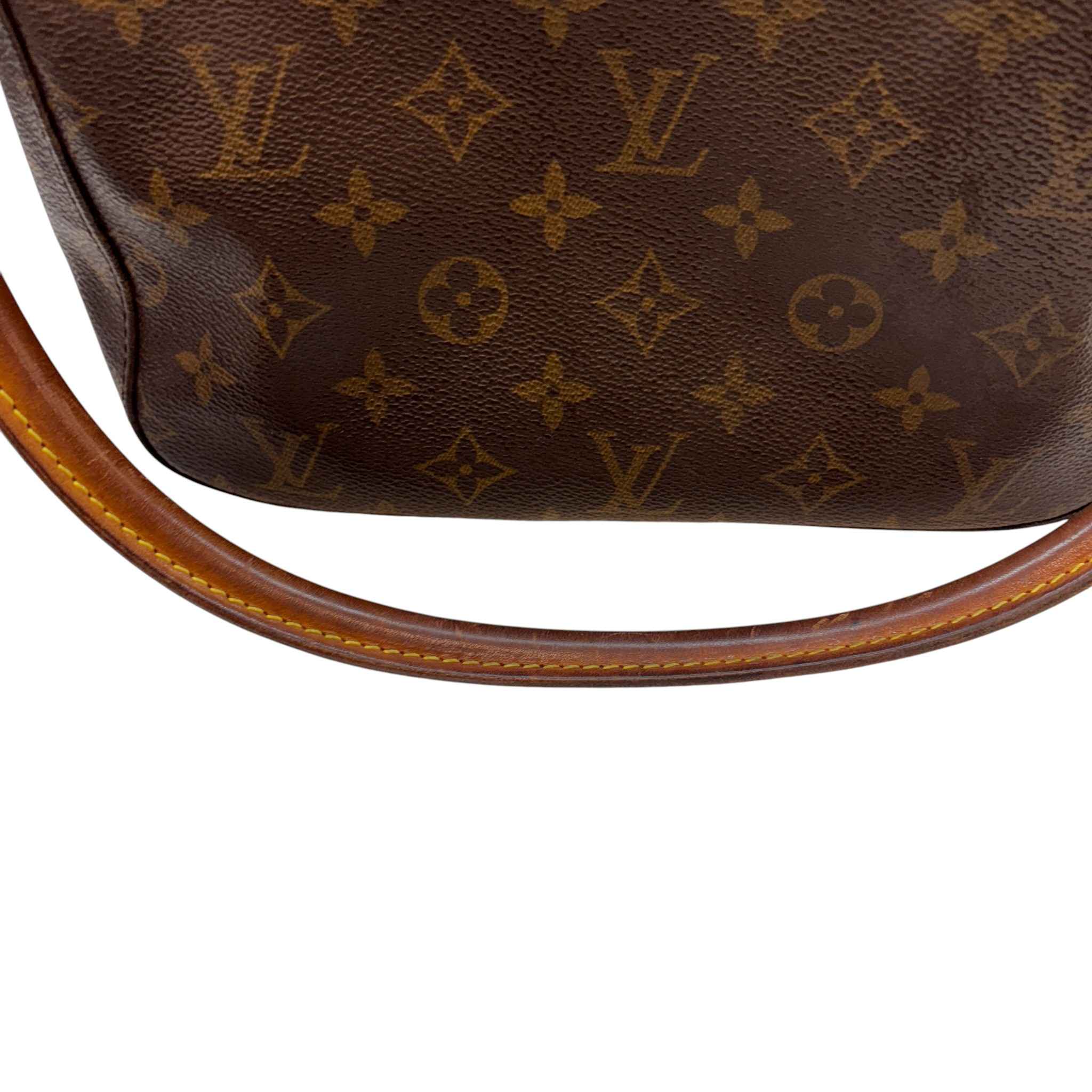 Women's Monogram Looping Mm Shoulder Bag Brown - Image 15