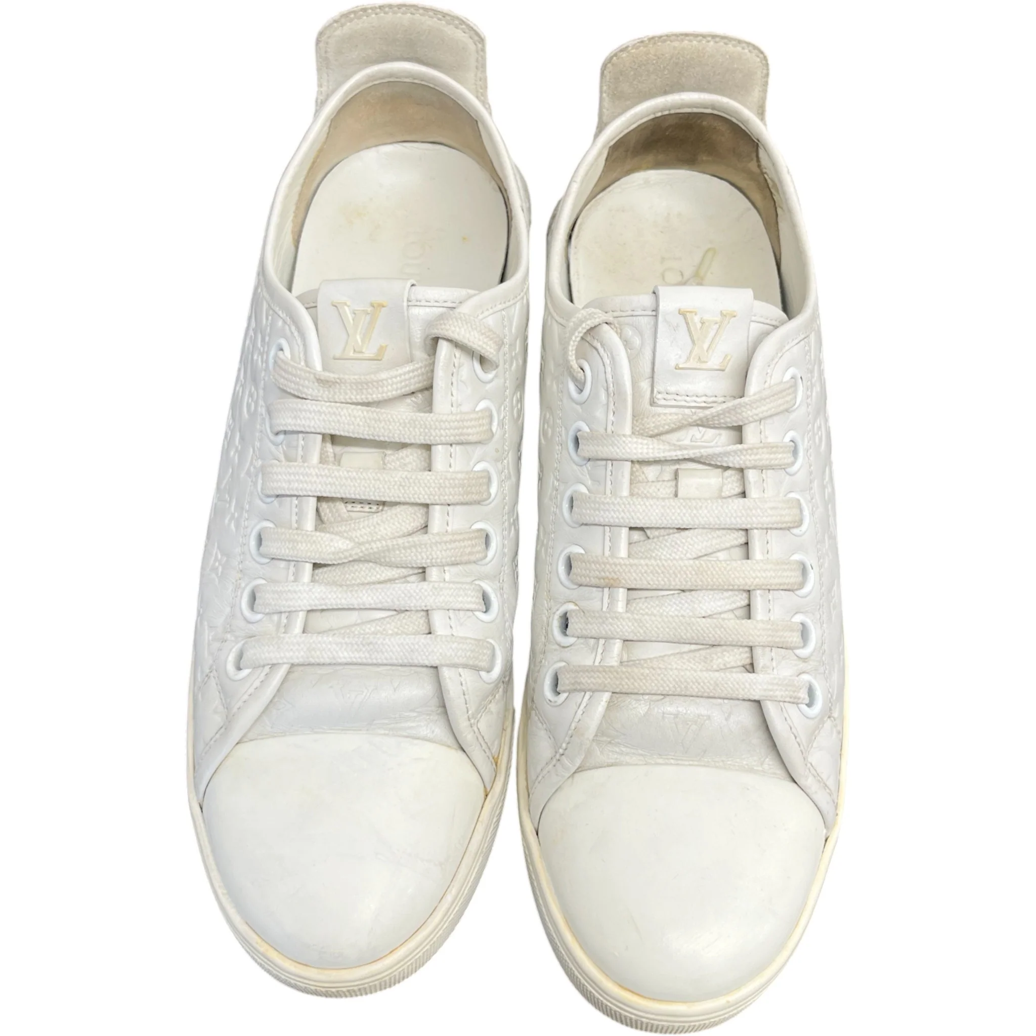 Women's Monogram Low Trainers White Size EU 37.5 / UK 4.5 - Image 6