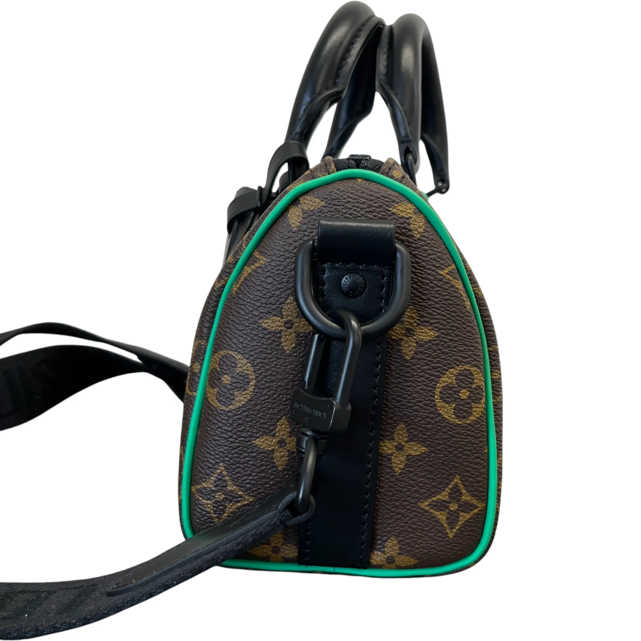 Women's Monogram Macassar Keepall Bandouliere 25 Bag Brown - Image 6