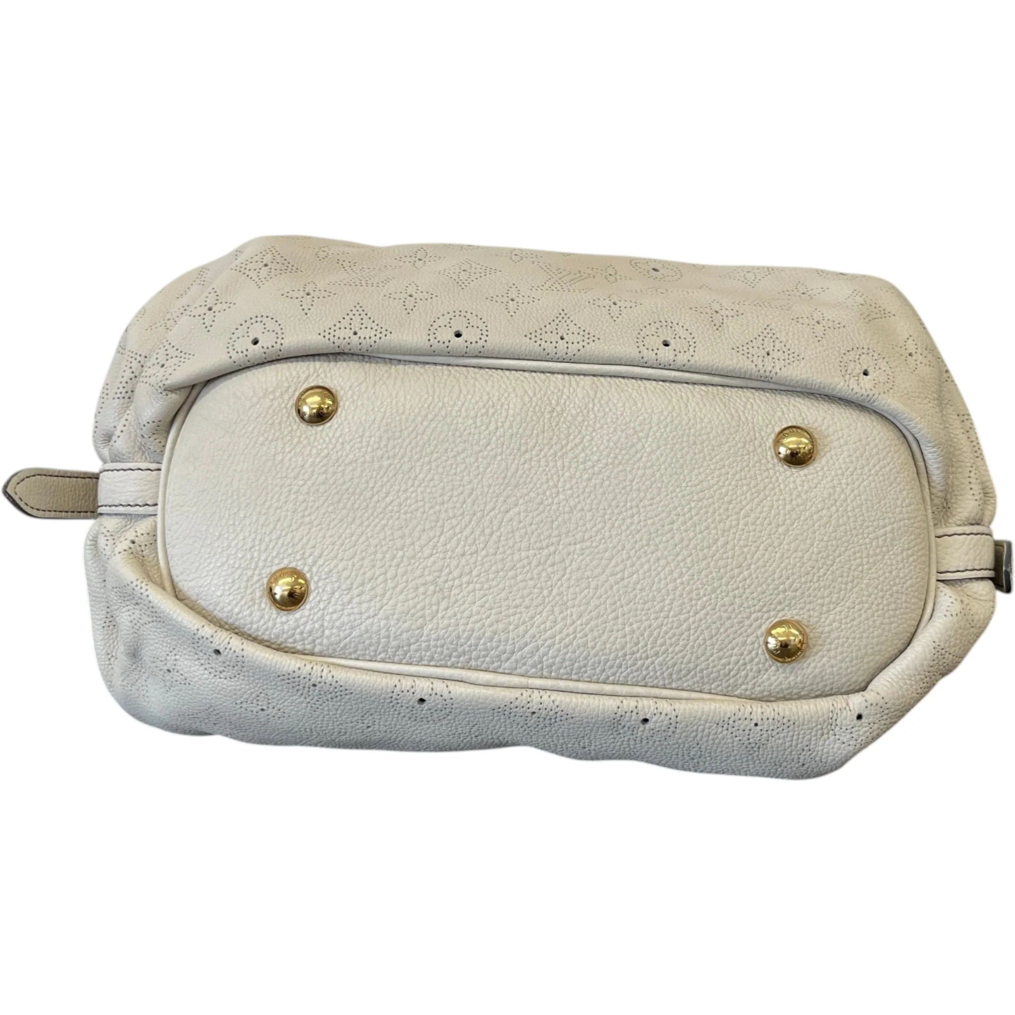 Women's Monogram Mahina Handbag Beige - Image 10