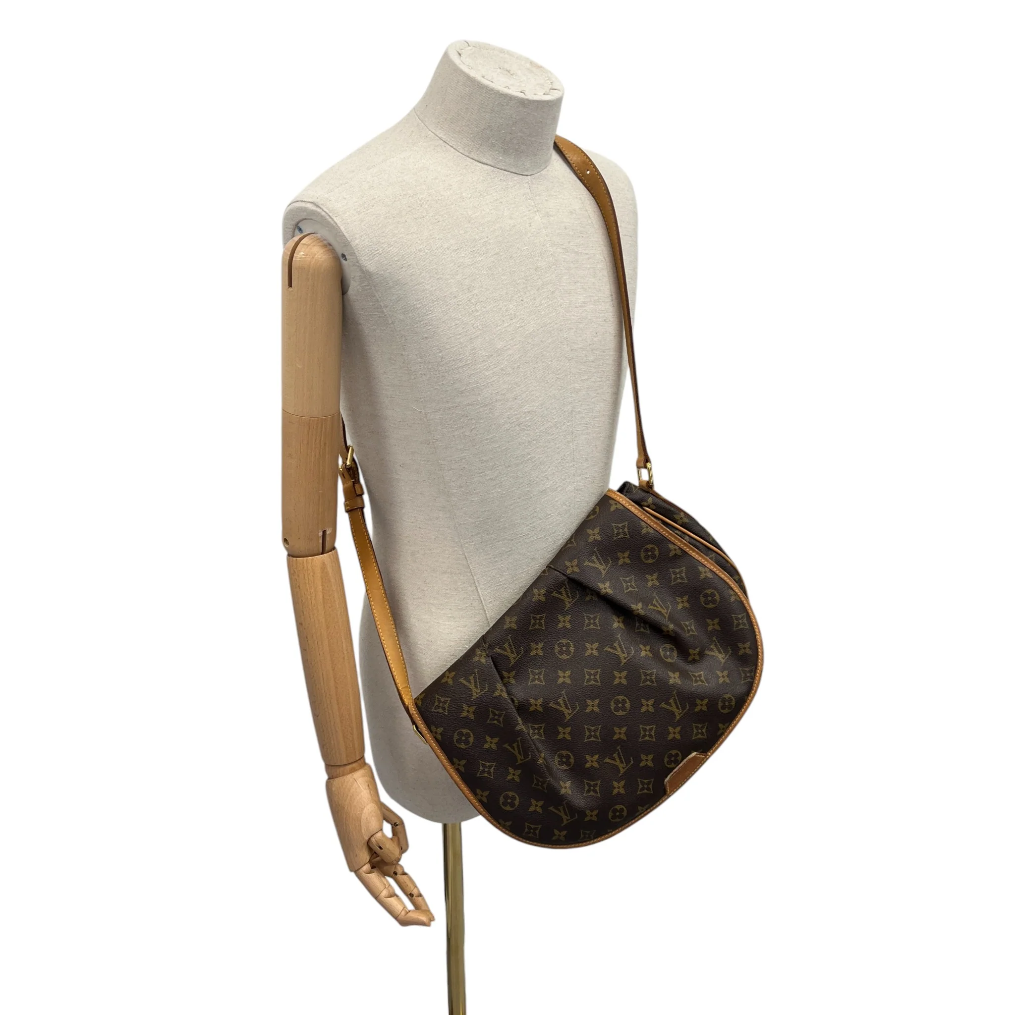 Women's Monogram Menilmontant Mm Messenger Bag Brown - Image 2