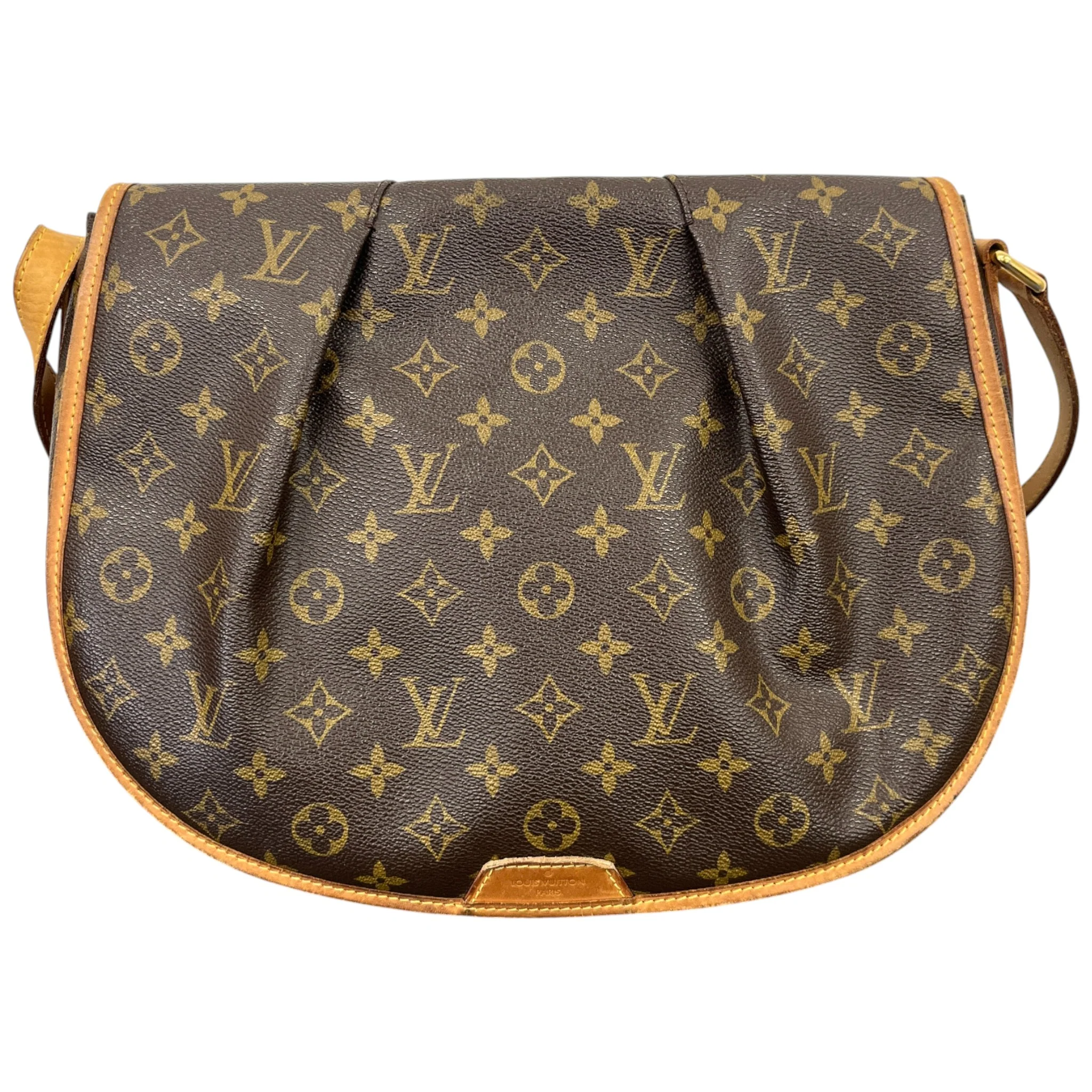 Women's Monogram Menilmontant Mm Messenger Bag Brown - Image 3