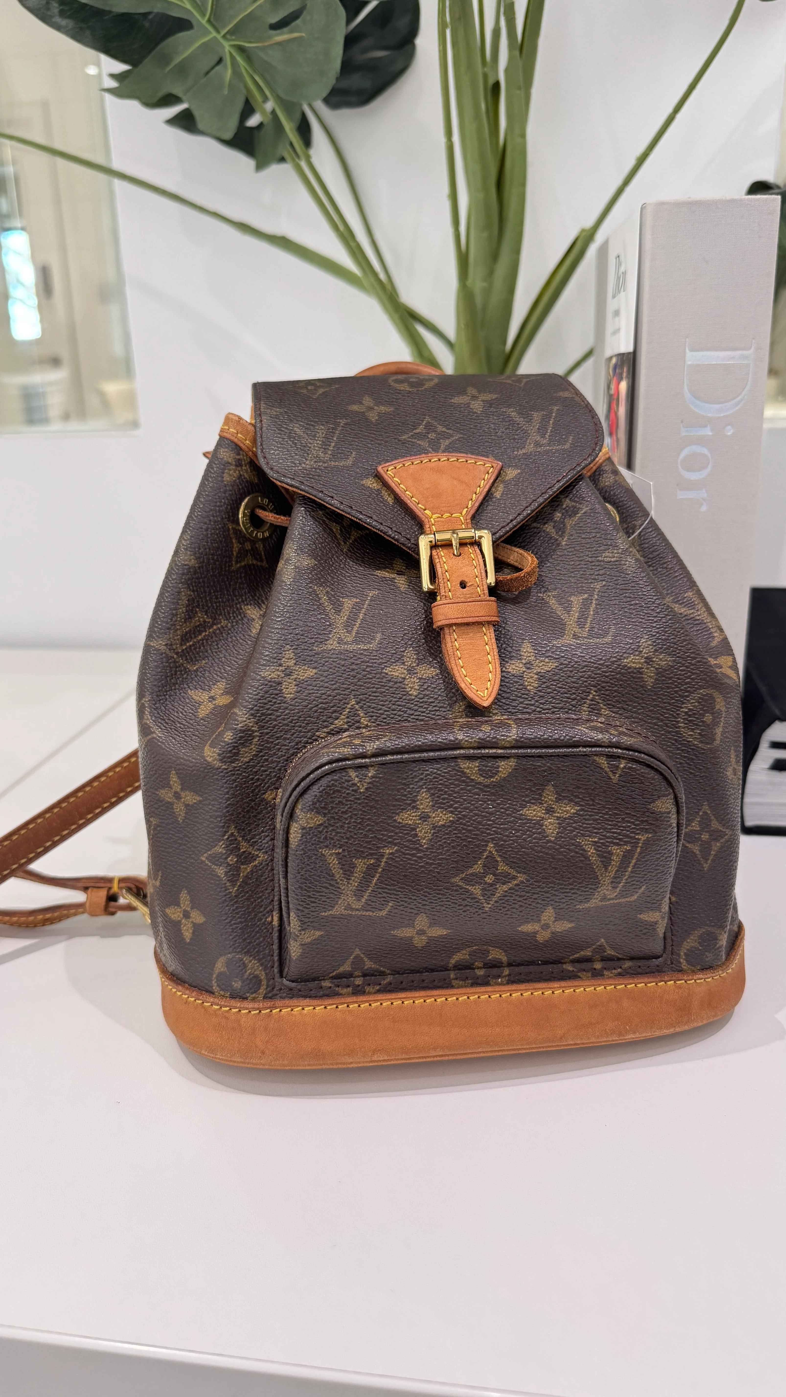Women's Monogram Montsouris Mini Bag Brown - Image 14