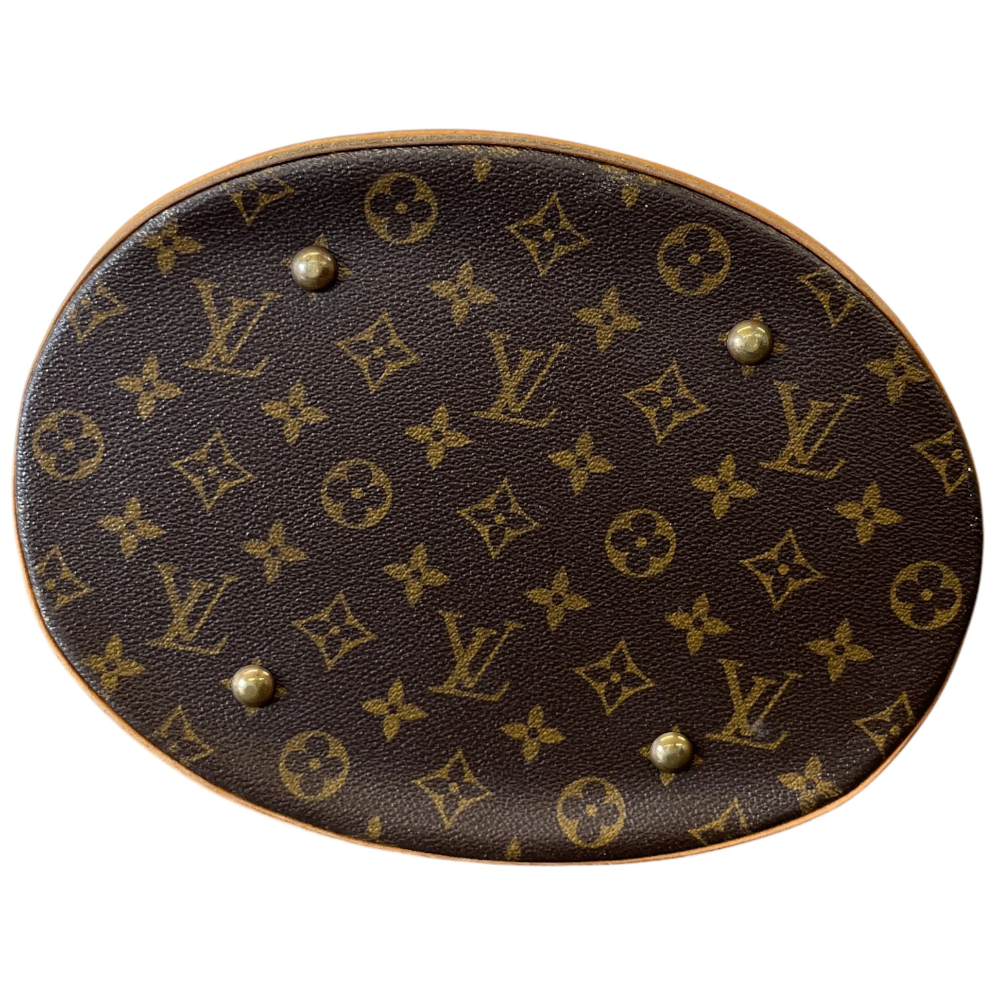 Women's Monogram Petit Marais Bucket Handbag Brown - Image 10