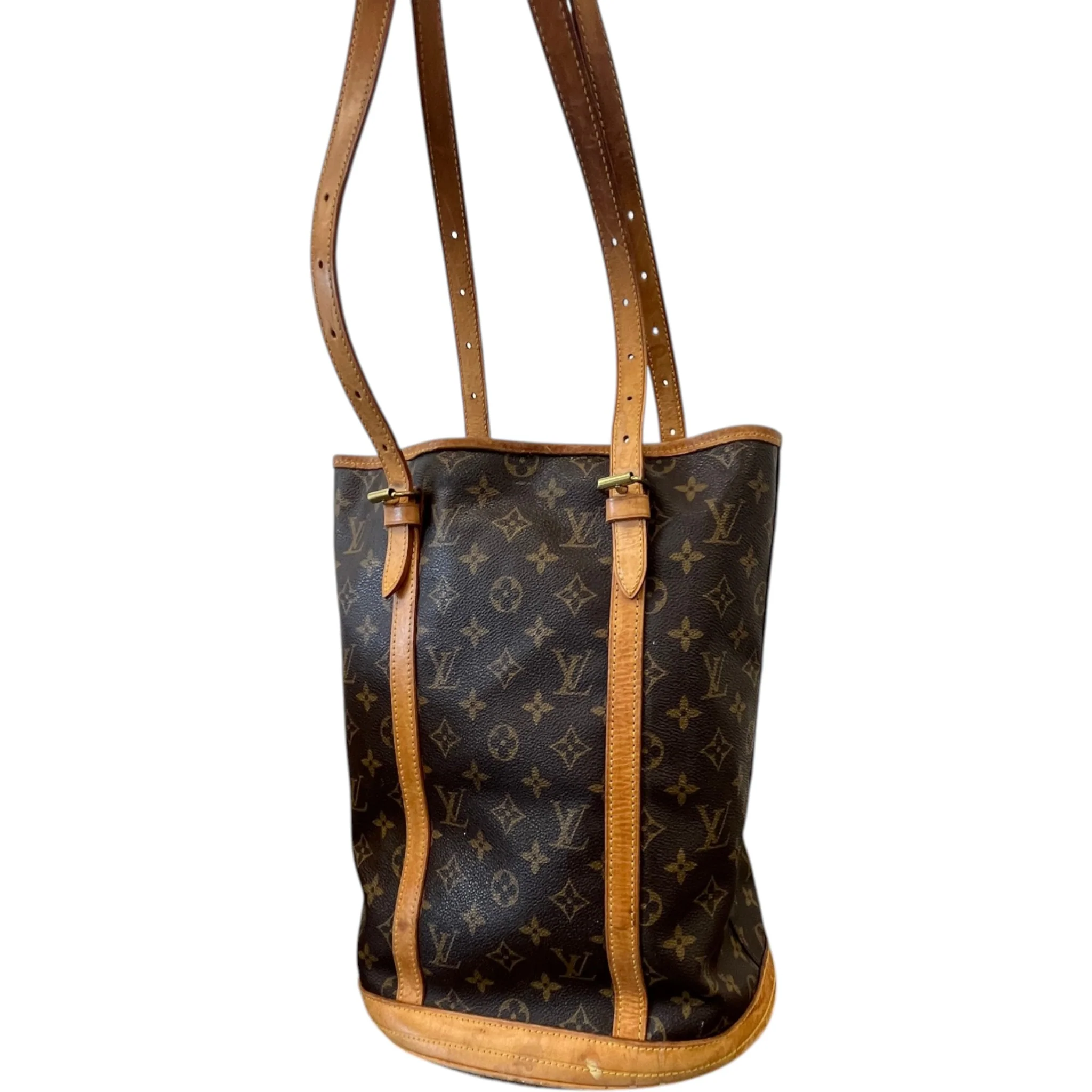 Women's Monogram Petit Marais Bucket Handbag Brown - Image 8