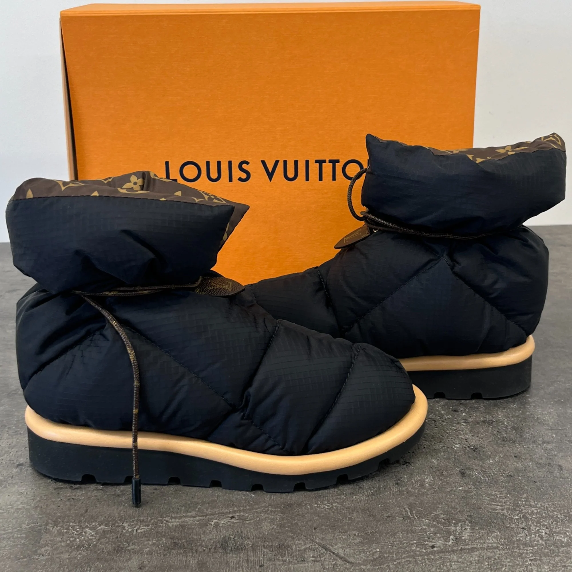 Women's Monogram Pillow Comfort Ankle Boots Black Size EU 36 / UK 3 - Image 12