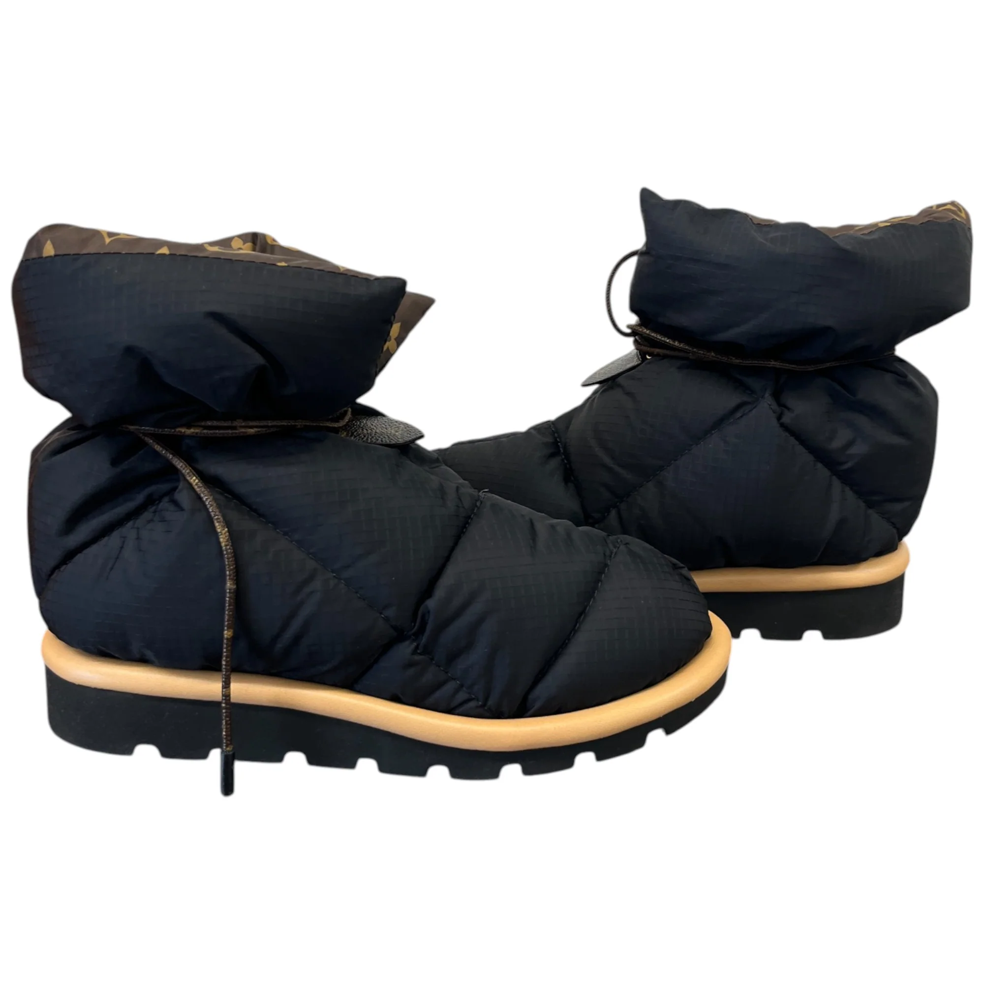 Women's Monogram Pillow Comfort Ankle Boots Black Size EU 36 / UK 3 - Image 3