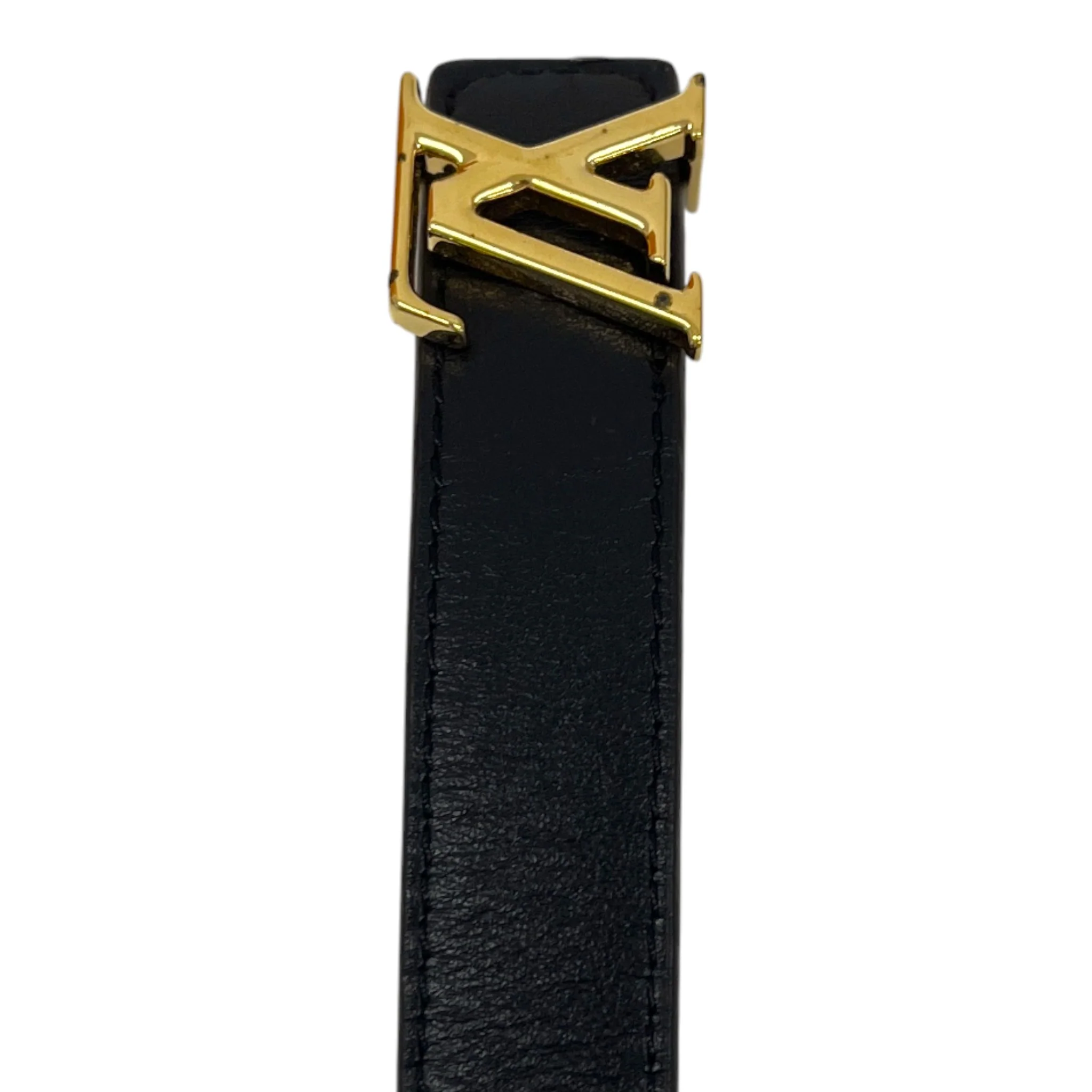 Women's Monogram Reversible Belt Black Size Waist 26" - Image 5