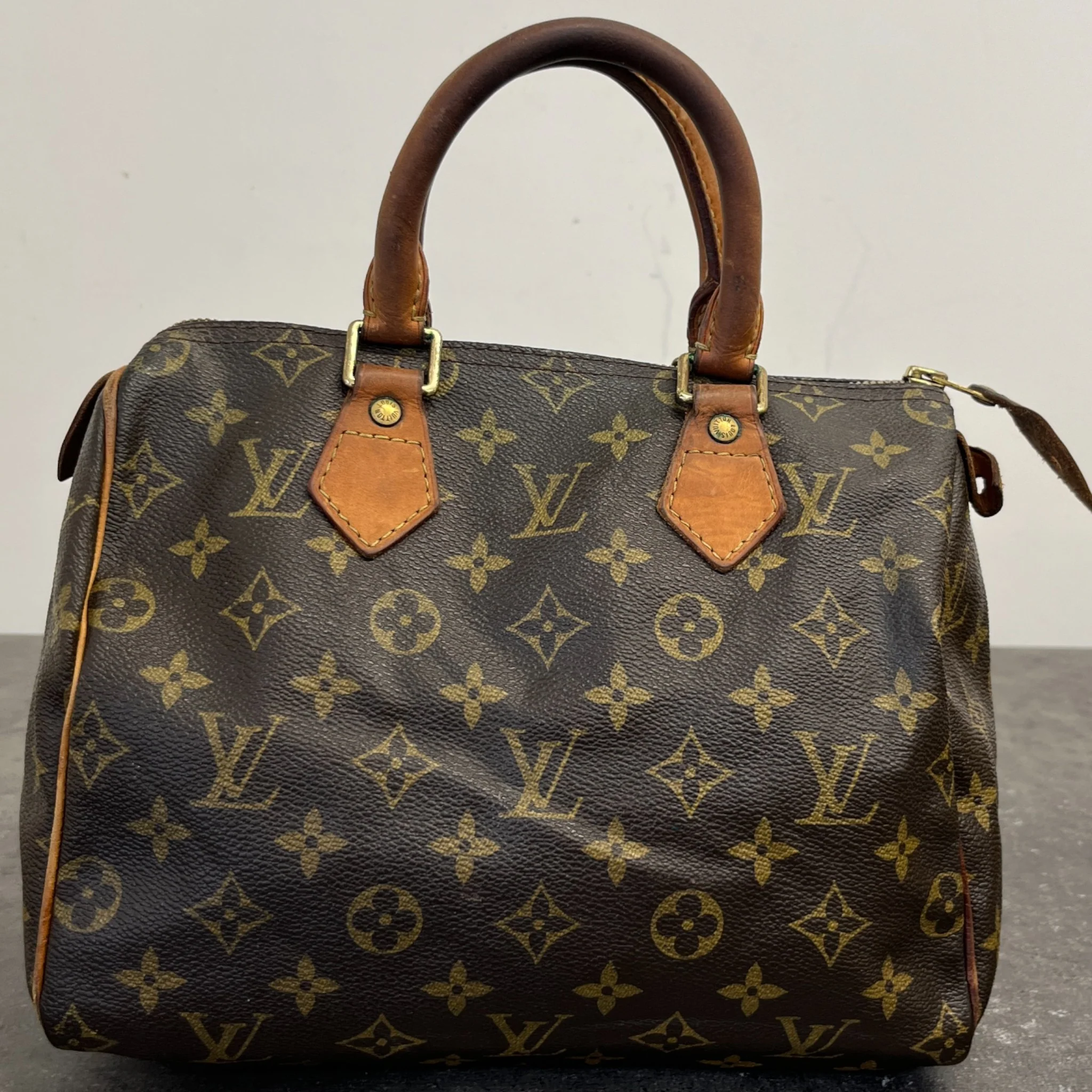 Women's Monogram Speedy 25 Bag Brown - Image 12