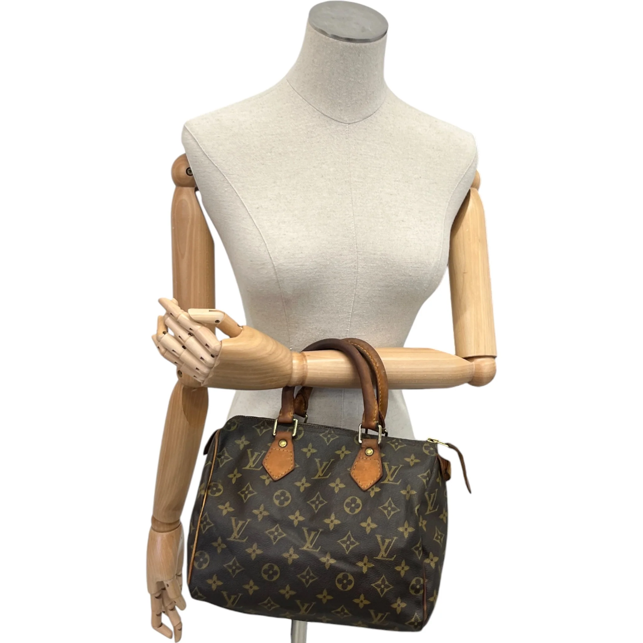 Women's Monogram Speedy 25 Bag Brown - Image 2