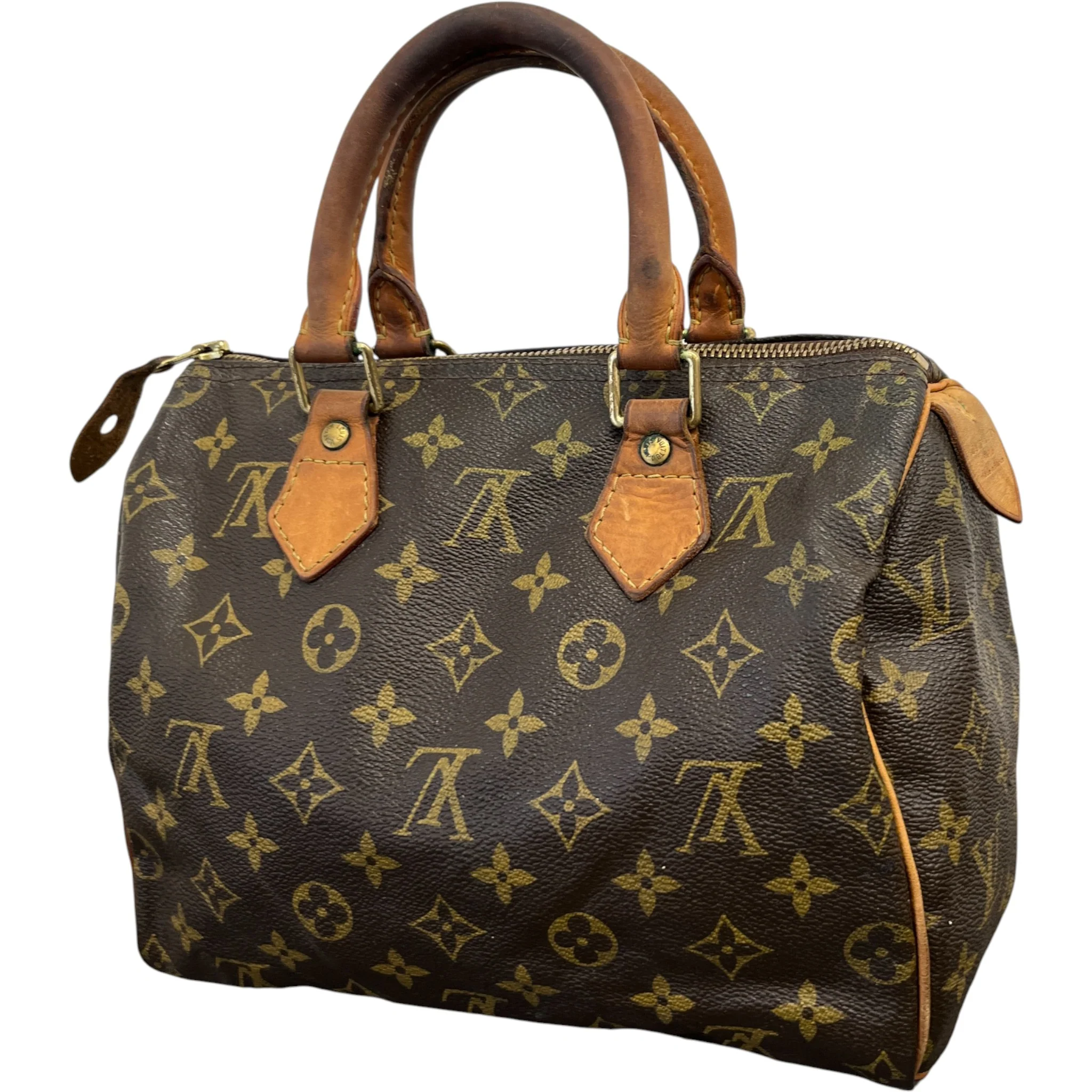 Women's Monogram Speedy 25 Bag Brown - Image 9