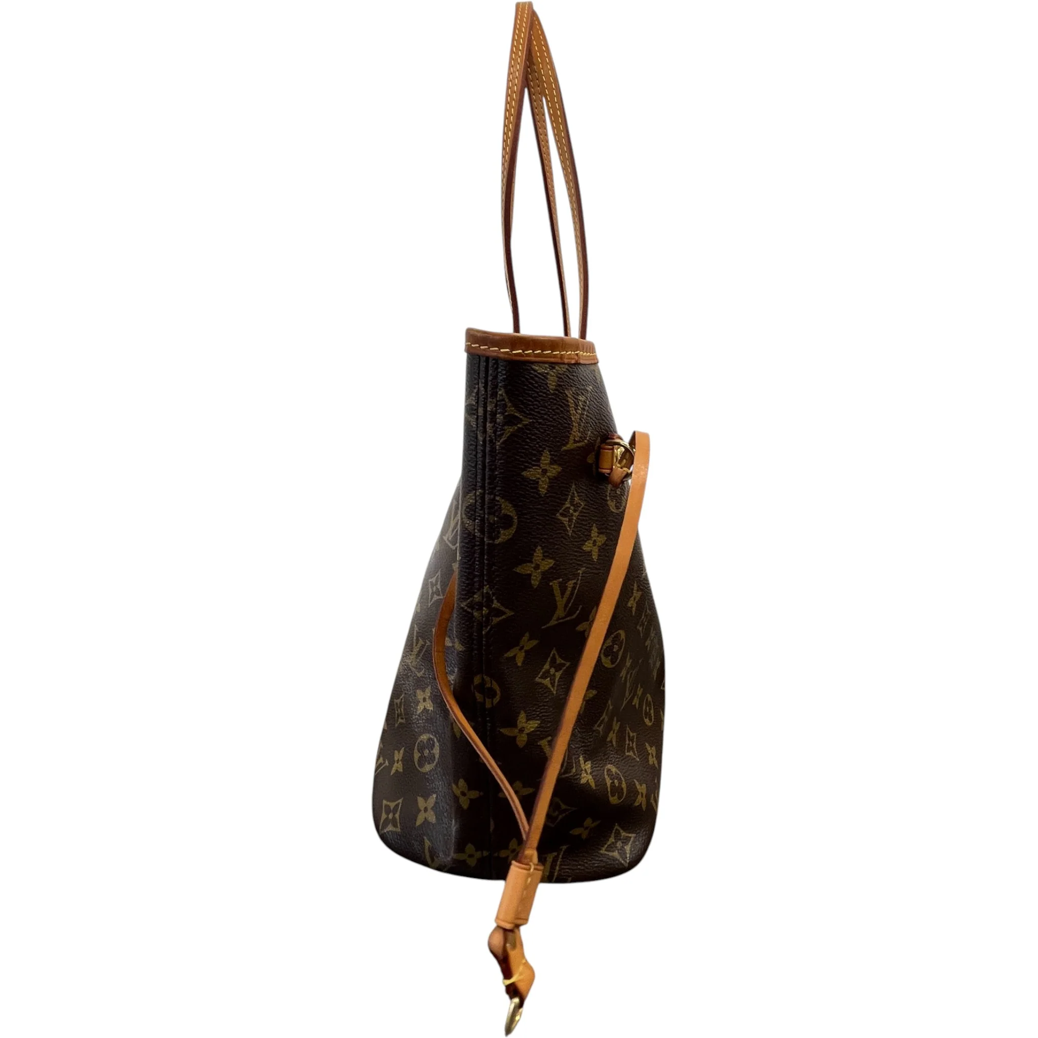 Women's Monogram V Neverfull Mm Handbag Brown - Image 7