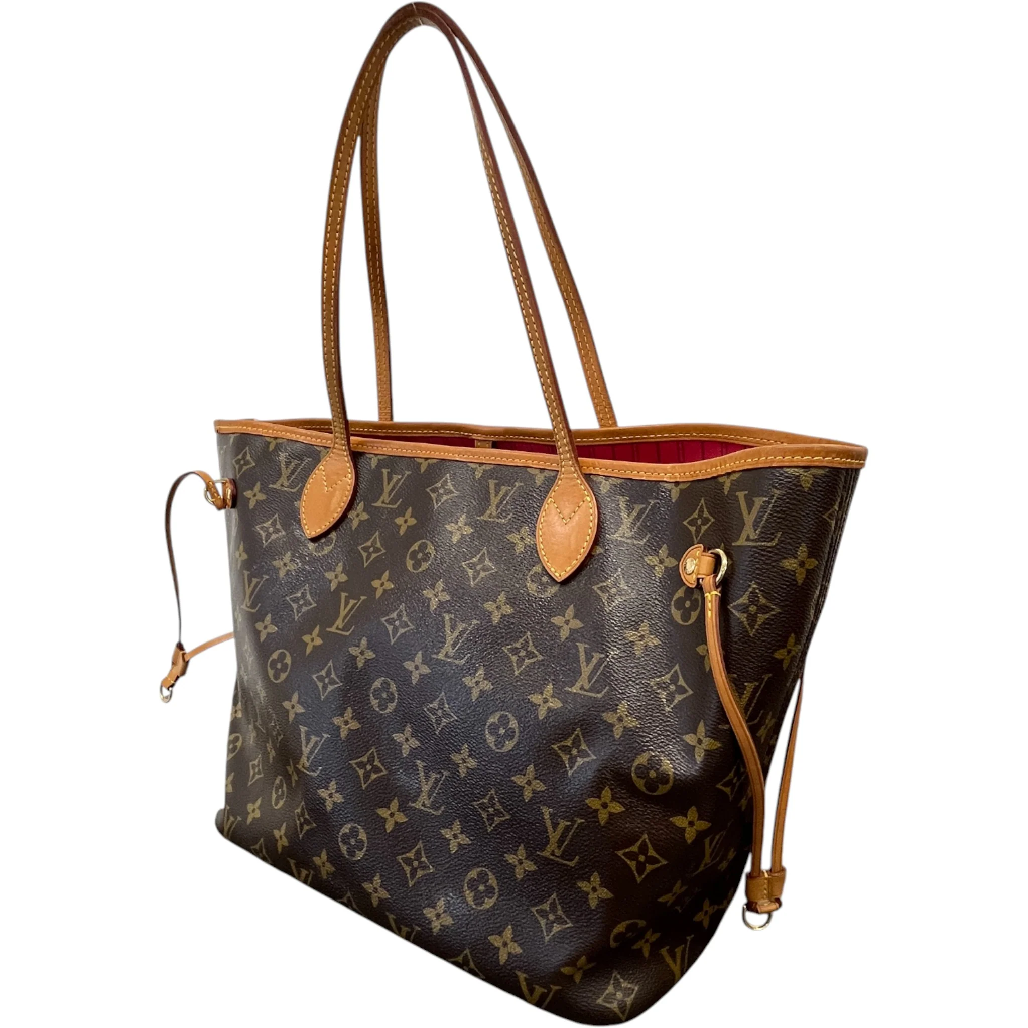 Women's Monogram V Neverfull Mm Handbag Brown - Image 8