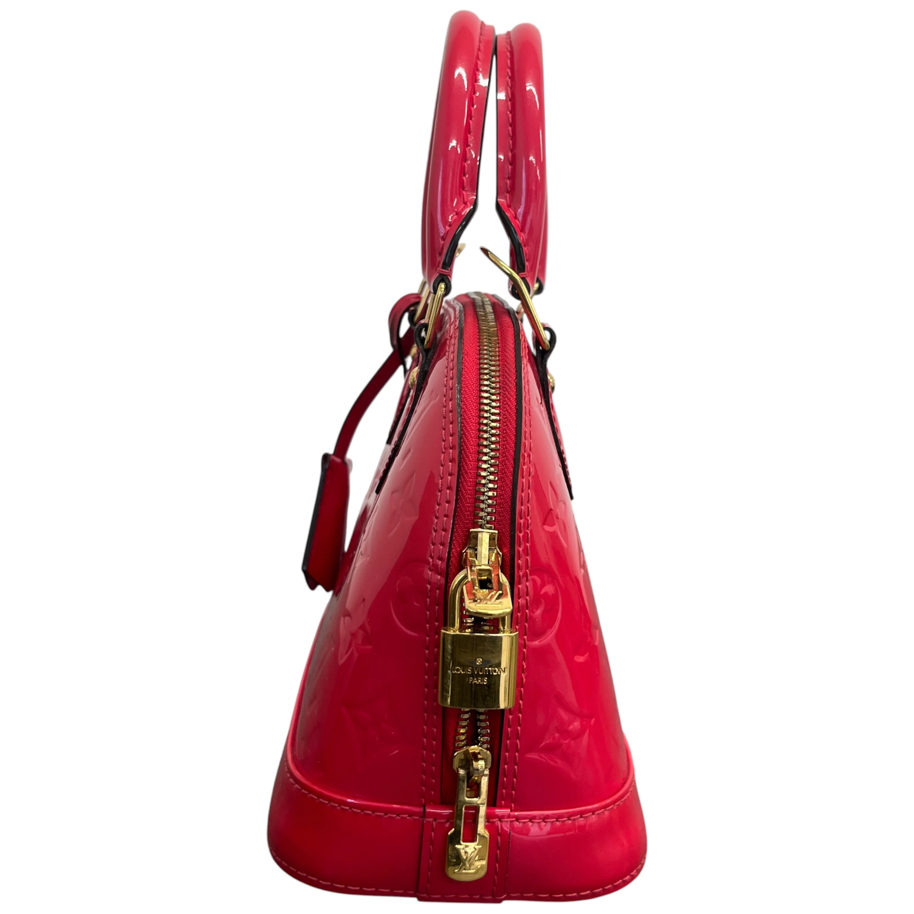 Women's Monogram Vernis Alma Bb Bag Pink - Image 7