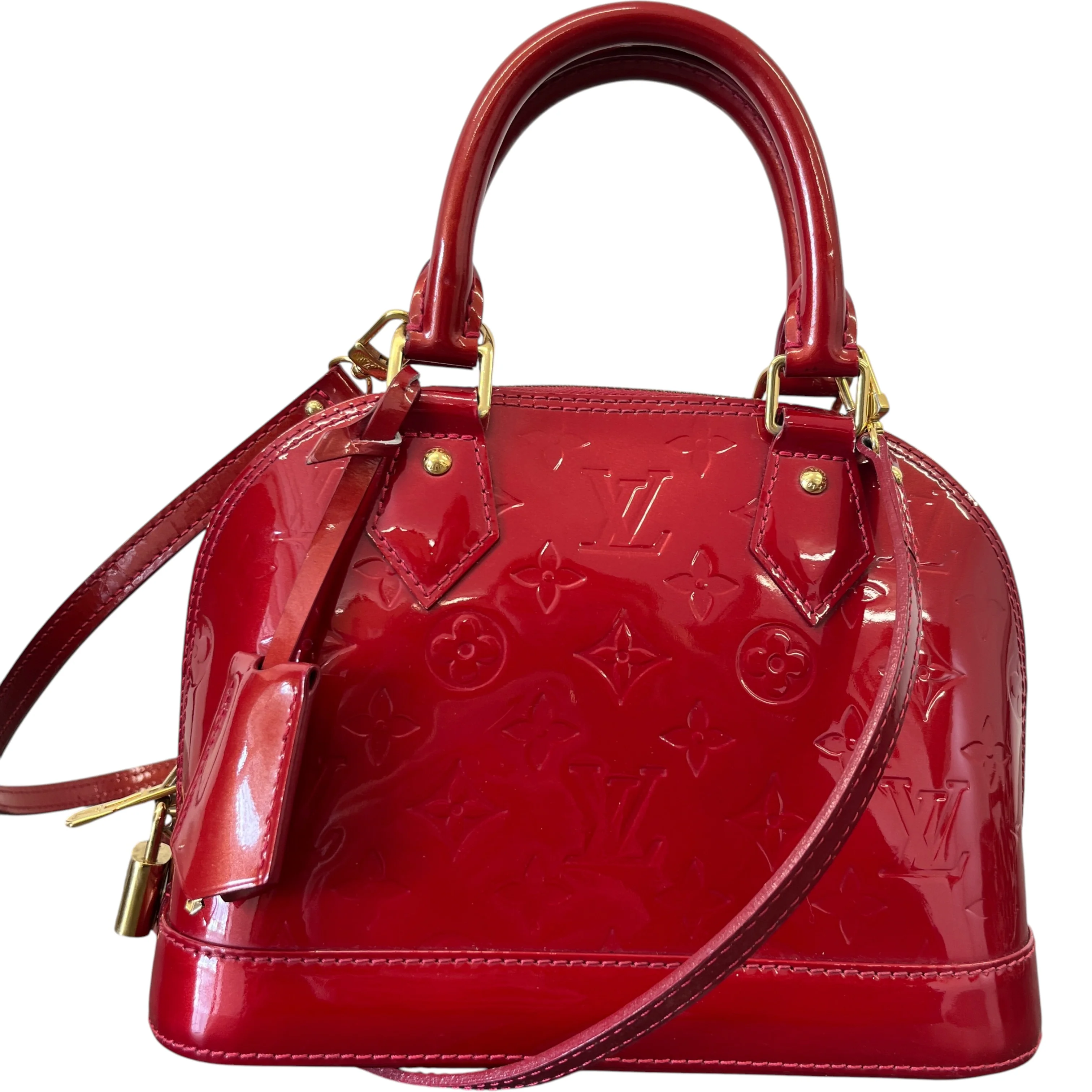 Women's Monogram Vernis Alma Bb Bag Red