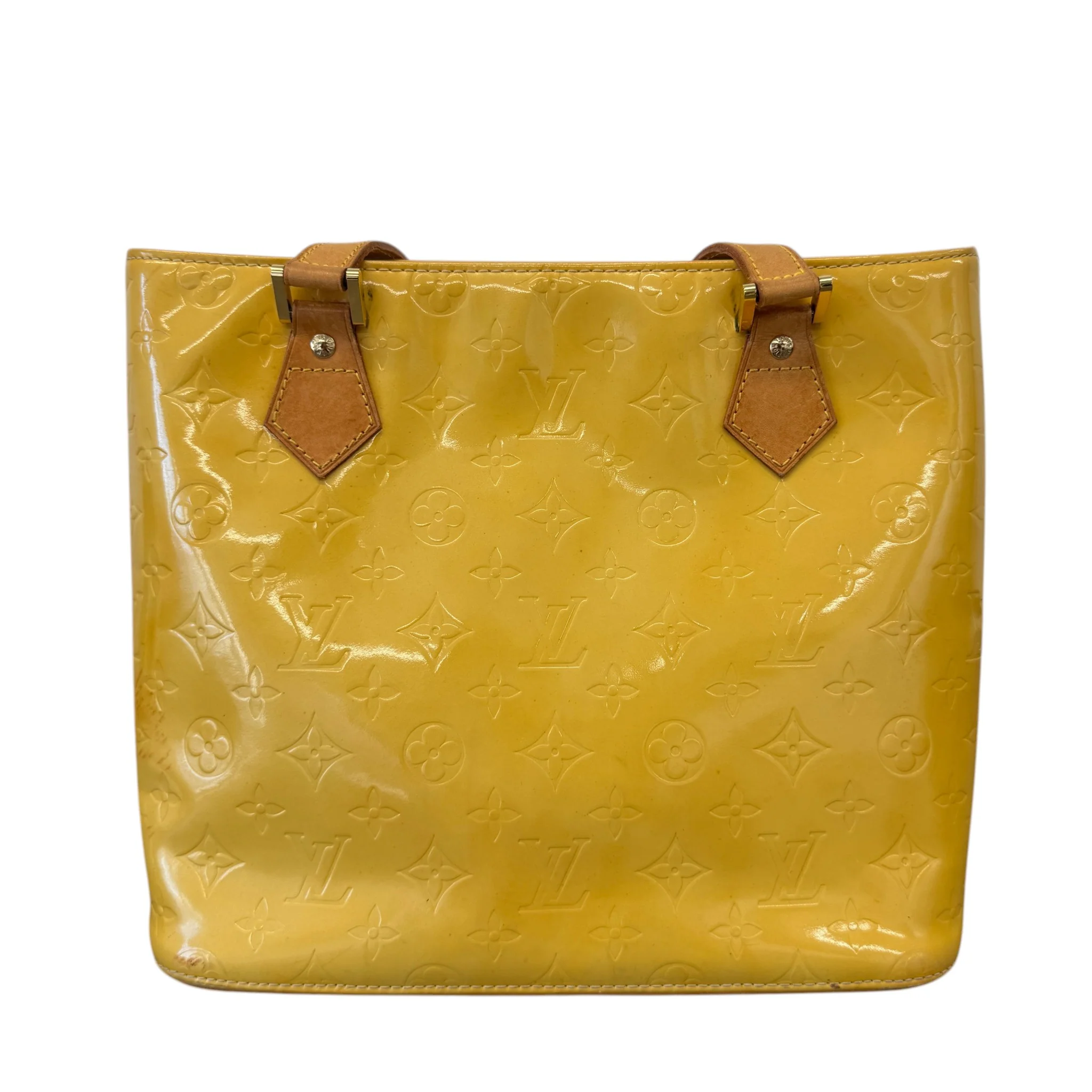 Women's Monogram Vernis Handbag Yellow - Image 3