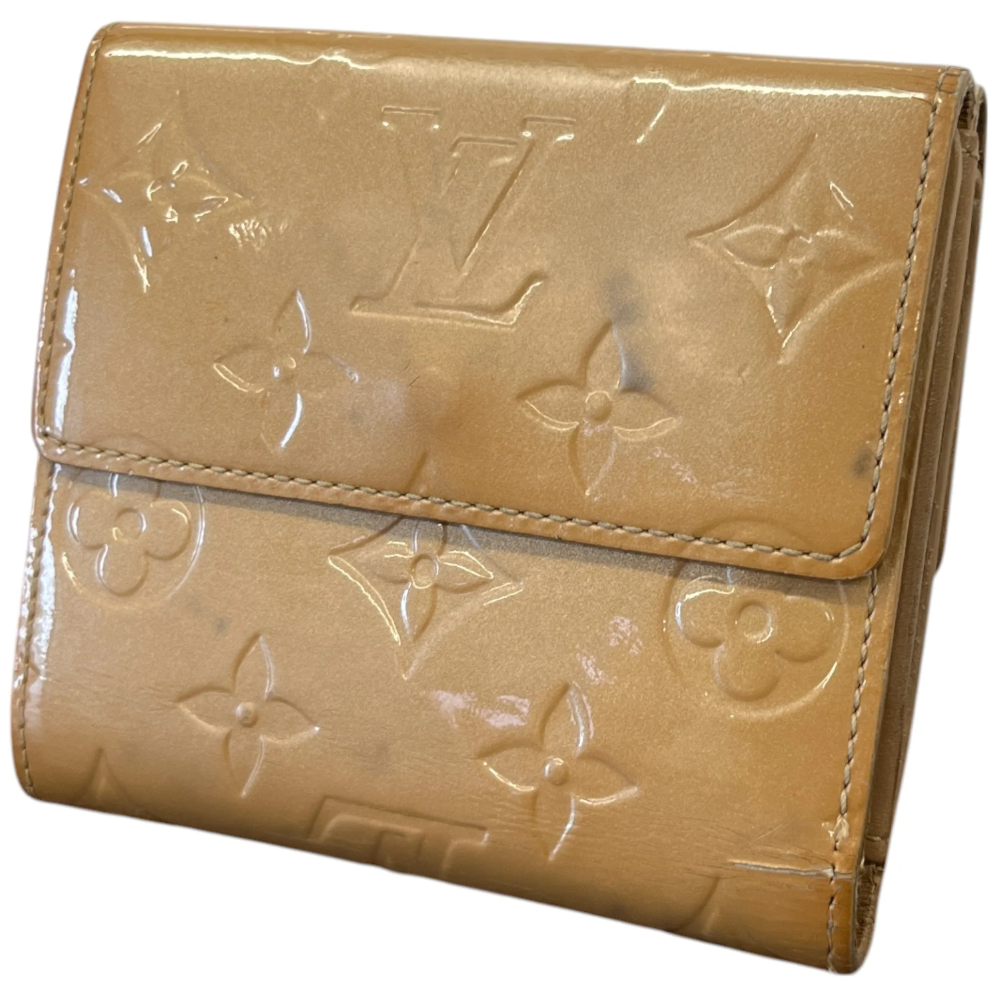 Women's Monogram Vernis Wallet Gold Size S - Image 8