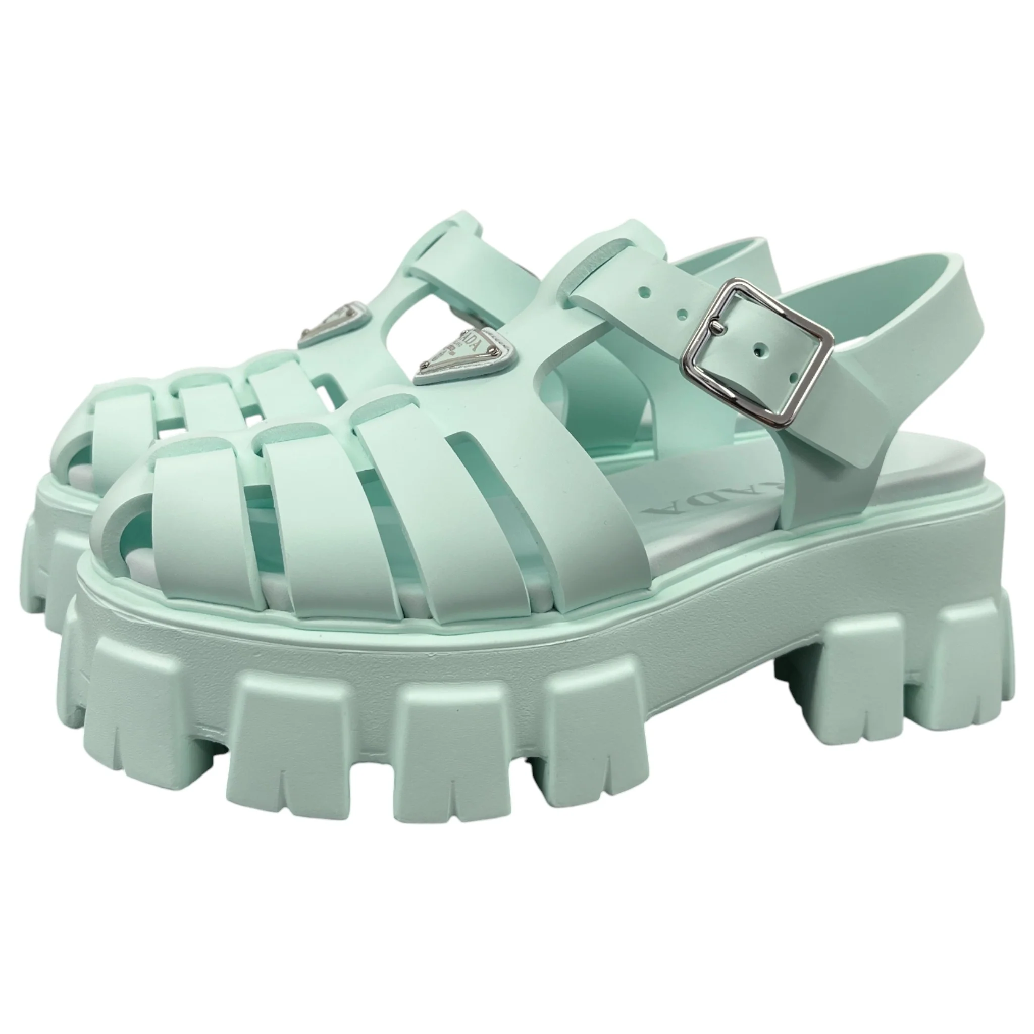 Women's Monolith Caged Sandals Green Size EU 35 / UK 2 - Image 8